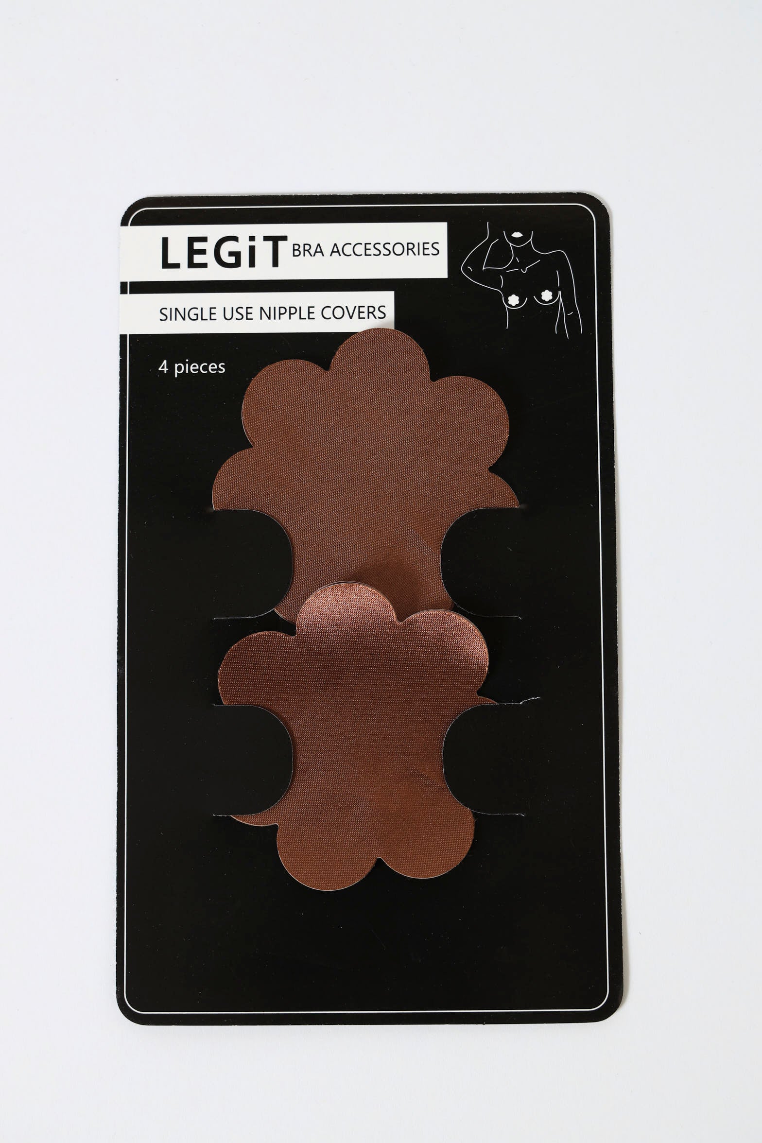 4 Pack Nipple Covers - Nude - Image 3