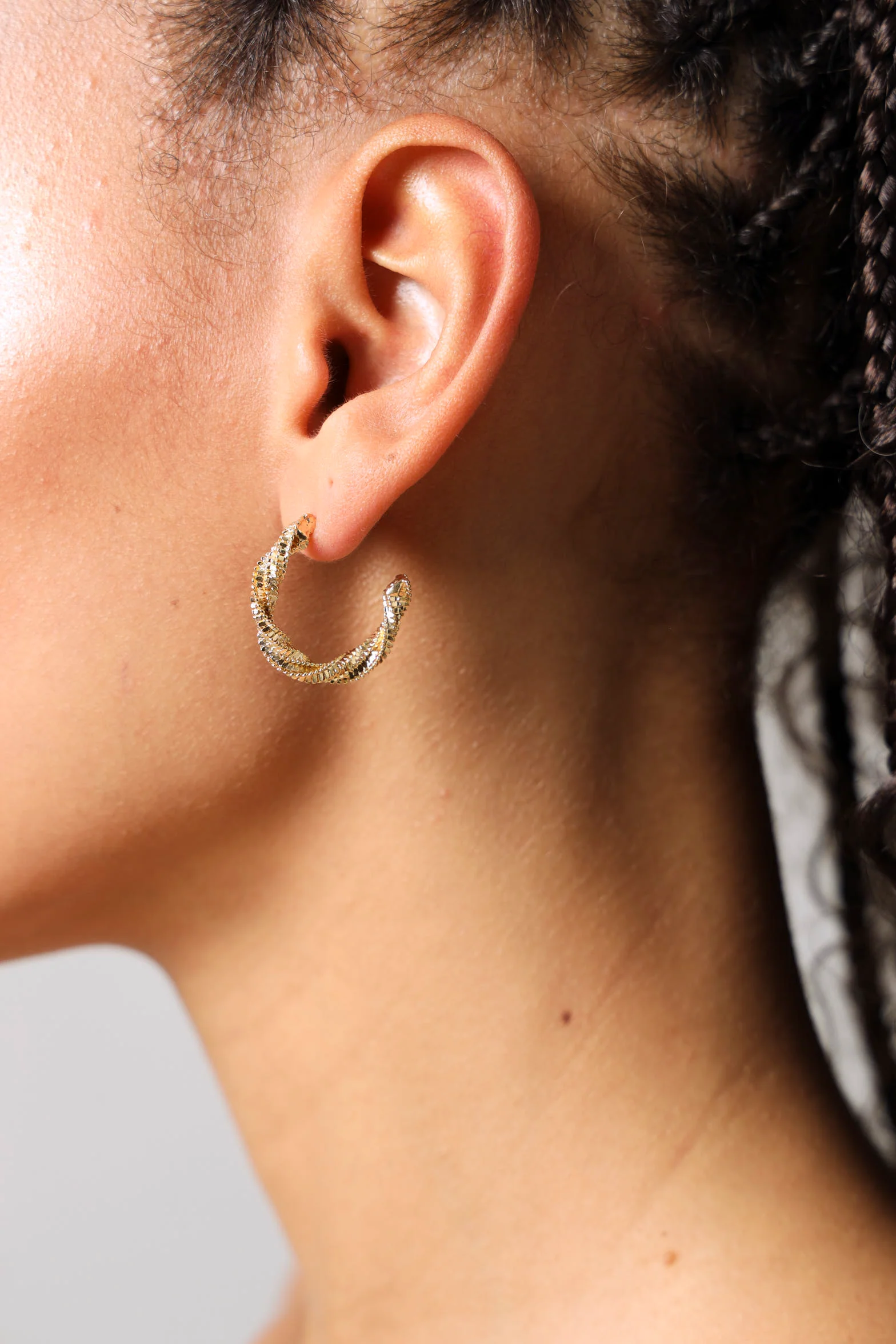 4 Pack Trendy Statement Earrings - Gold - Image 4