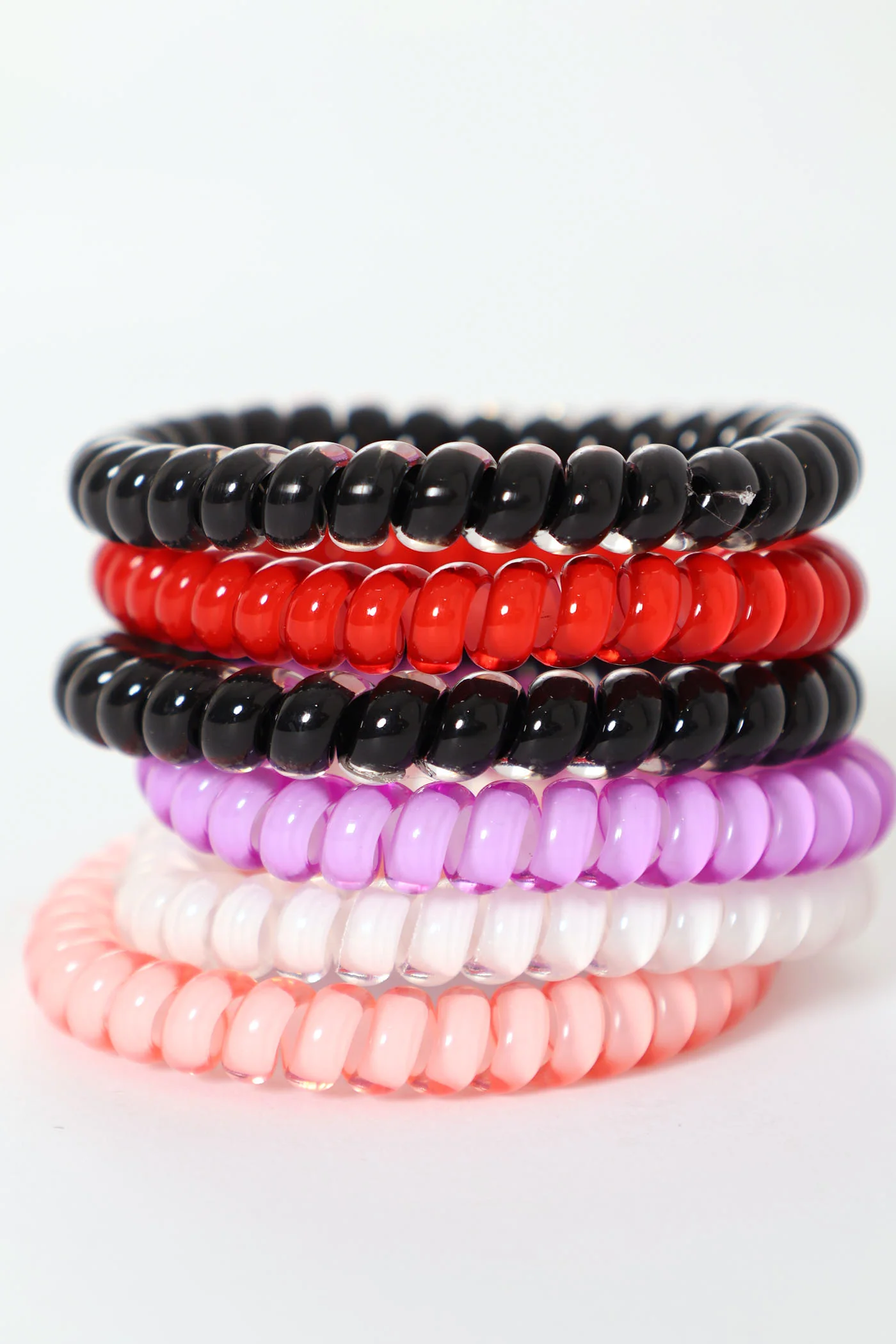 6 Pack Wire Hair Bands - Multi - Image 2