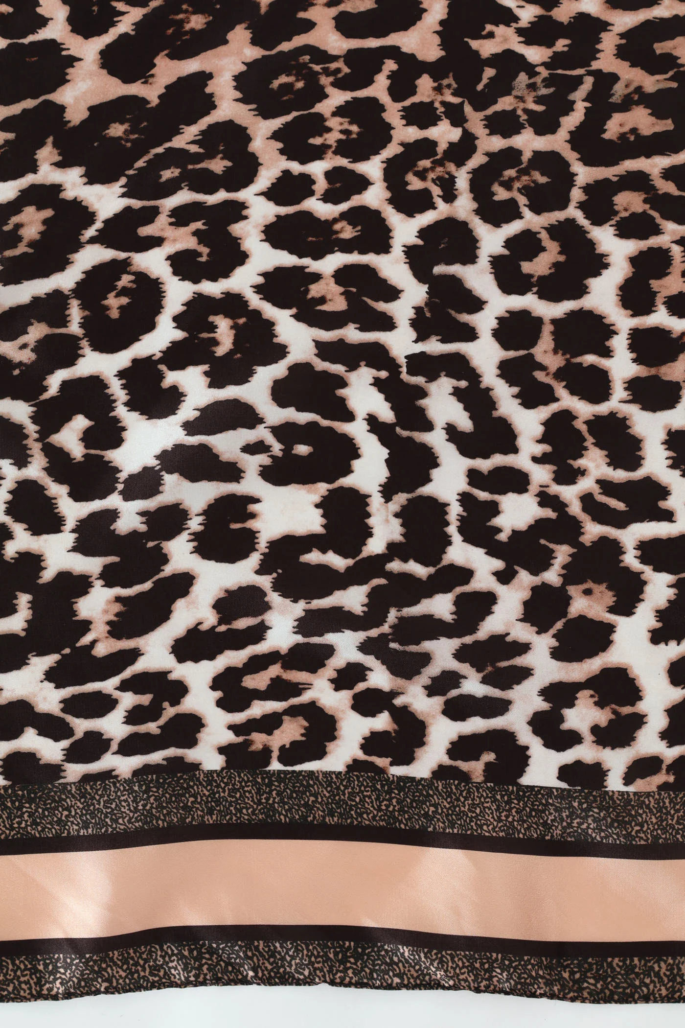 All-over Animal Print Scarf - Black/Brown - Image 2