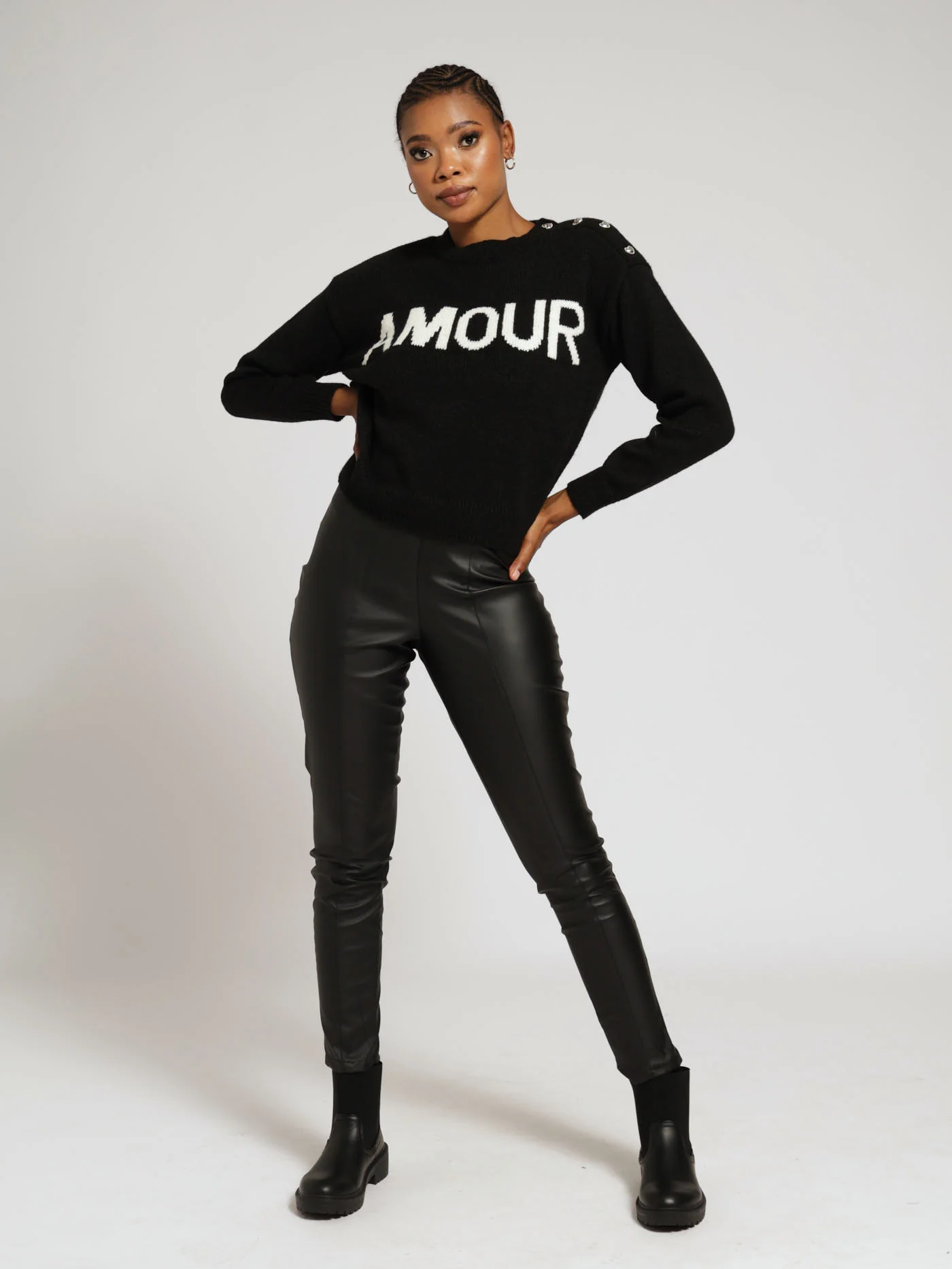 Amour Pullover - Black - Image 5