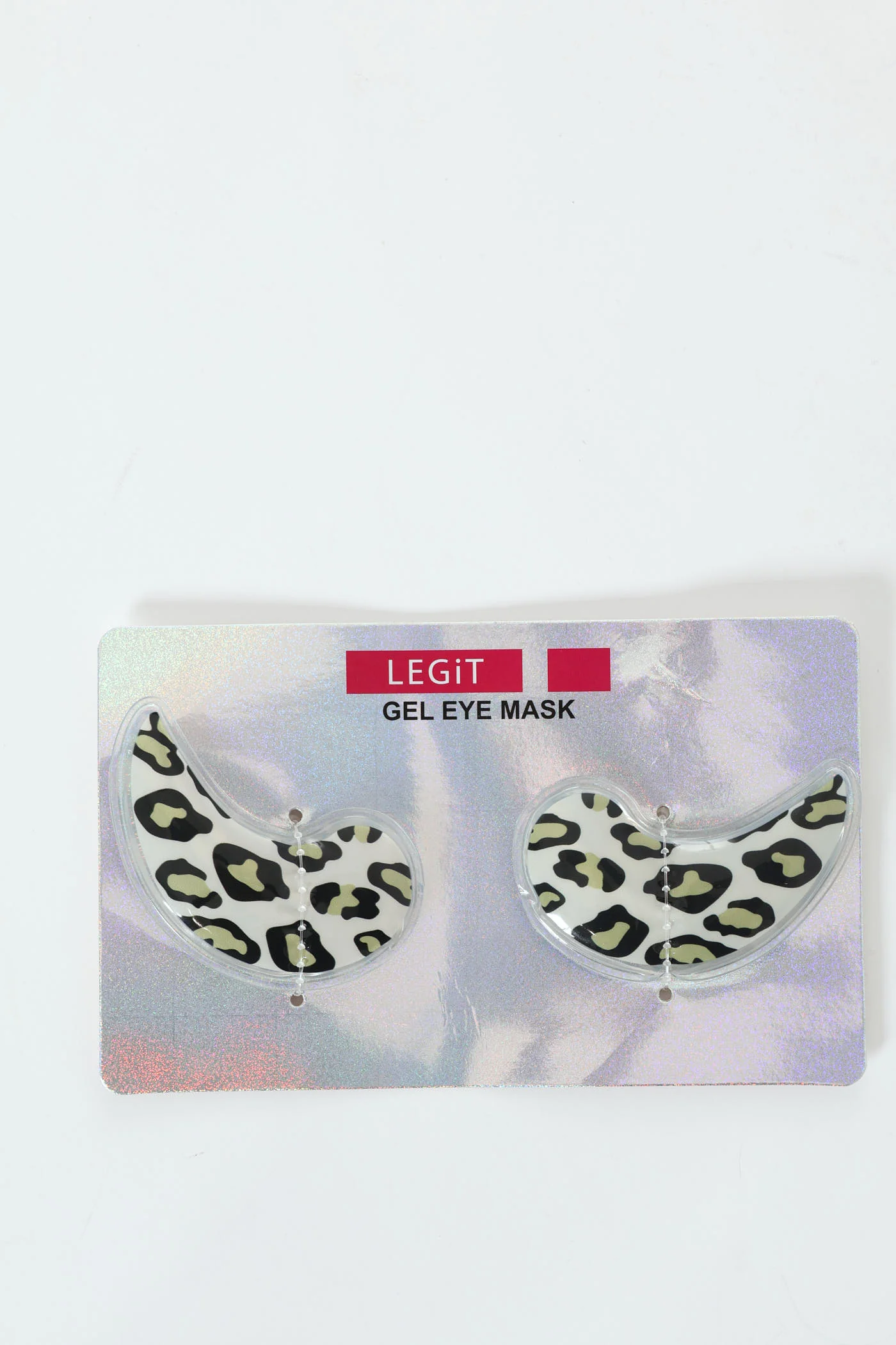 Animal Print Eye Mask - Black