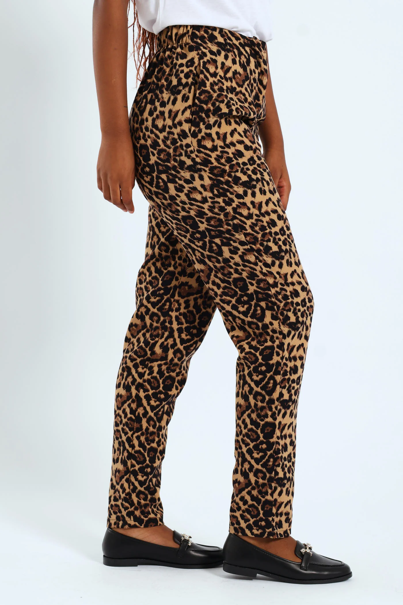 Animal Print Slimleg Pants - Animal - Image 3