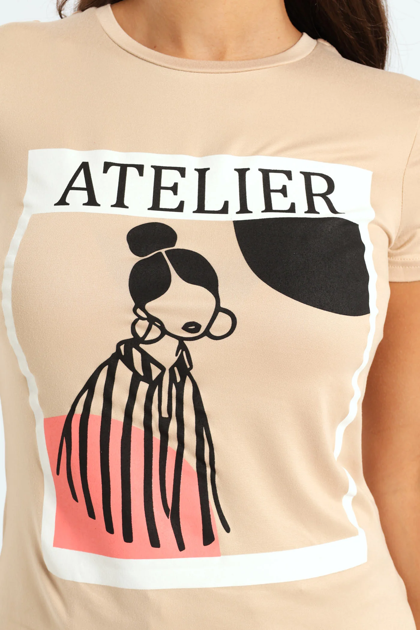 Atelier Tee - Beige - Image 2