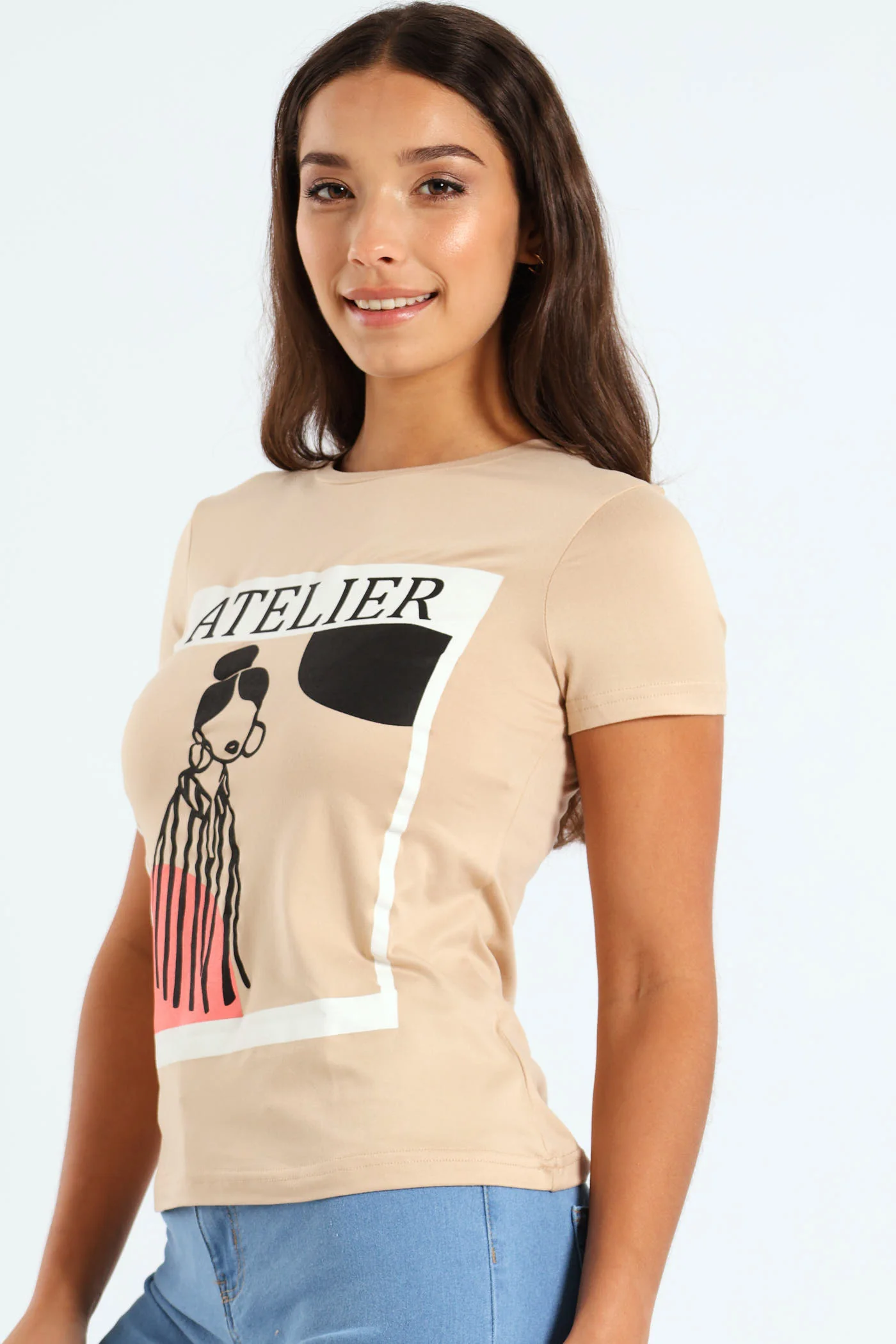 Atelier Tee - Beige - Image 3