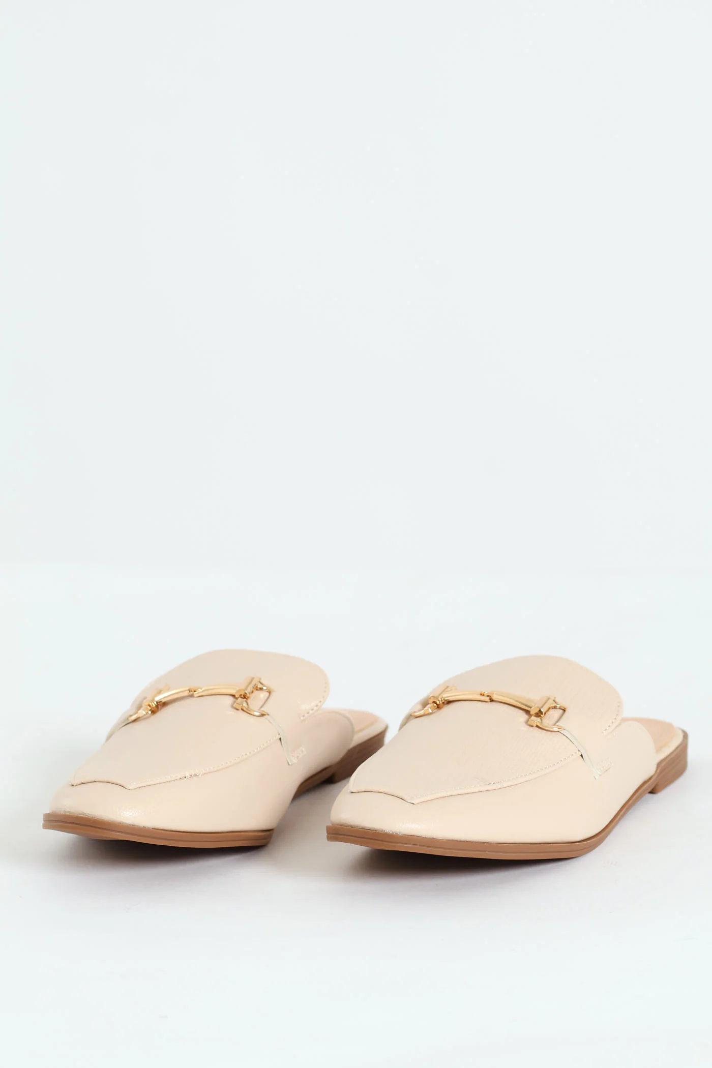 Bar Trim Push In Loafer - Natural