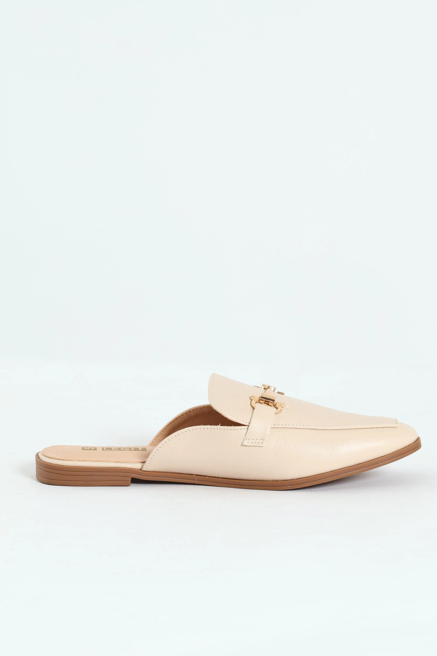 Bar Trim Push In Loafer - Natural - Image 4