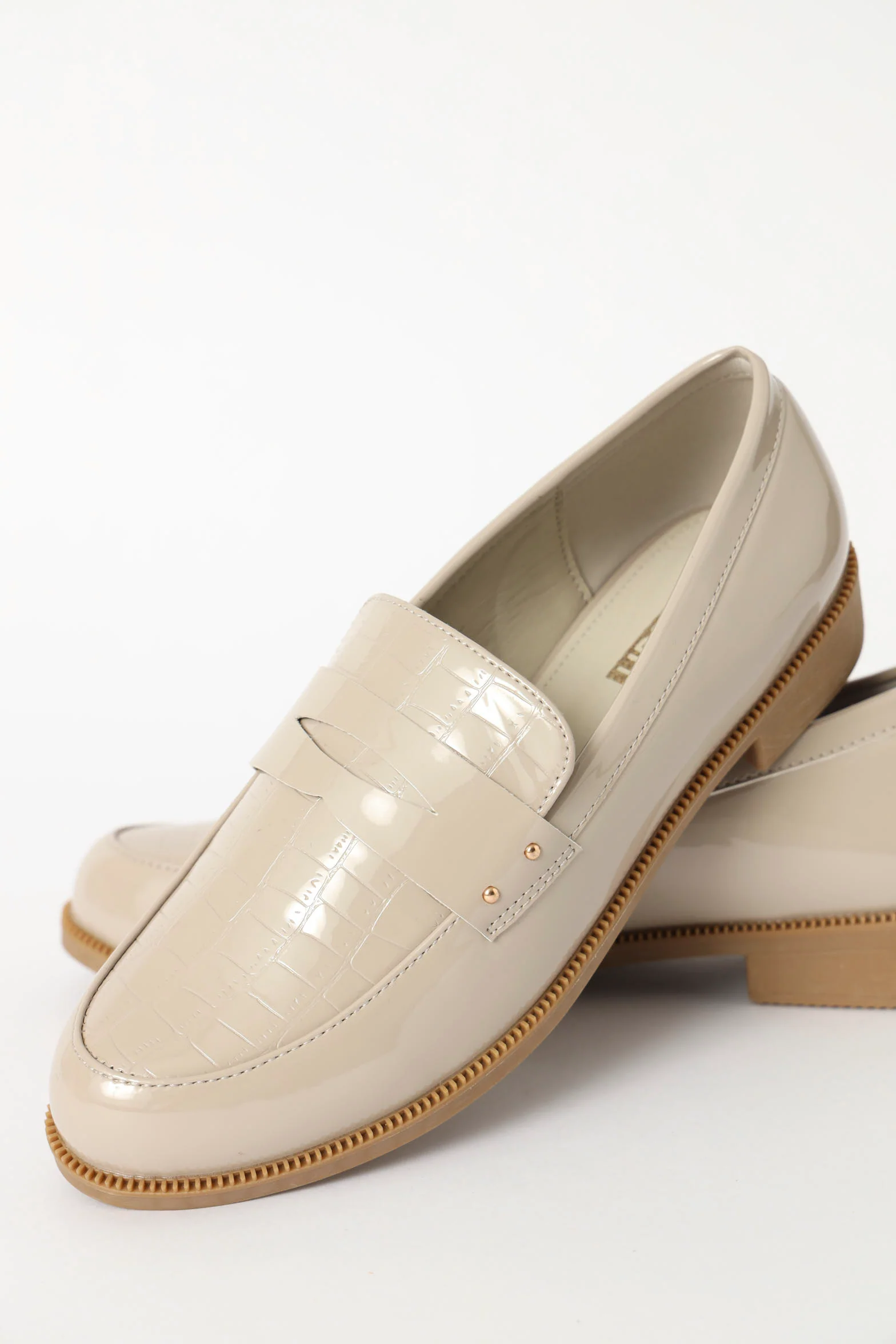 Bar Trim Two Colour Loafer - Multi - Image 2