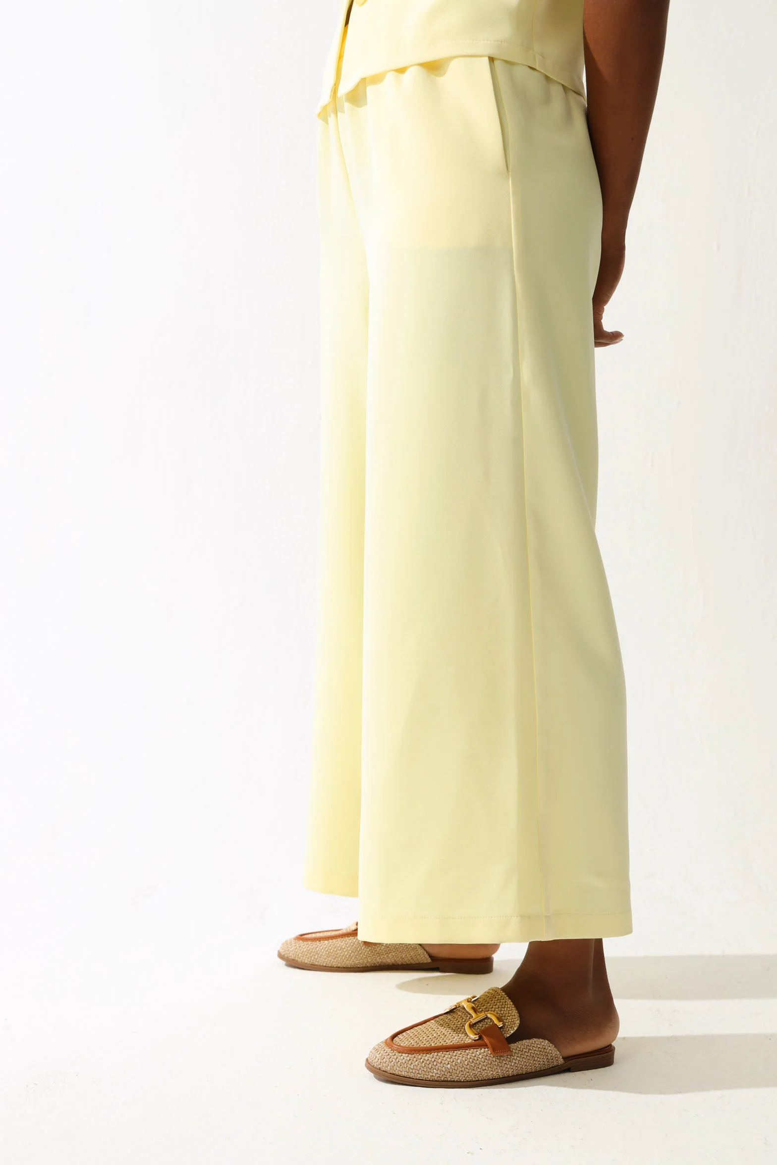 Barbi Culotte Pants - Yellow - Image 3
