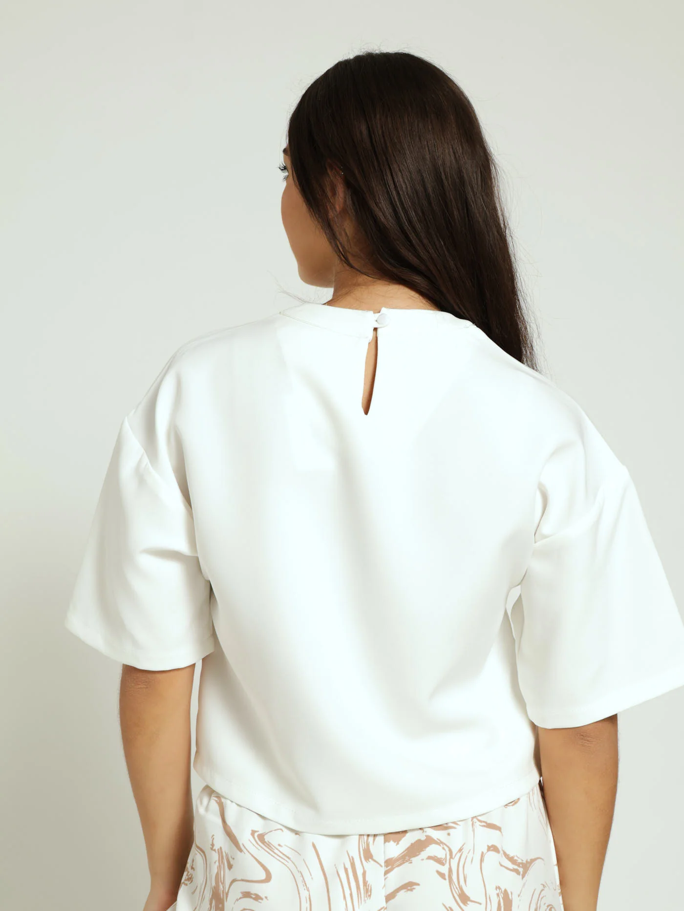 Barbi Tee With Pocket - Caramel - Image 4