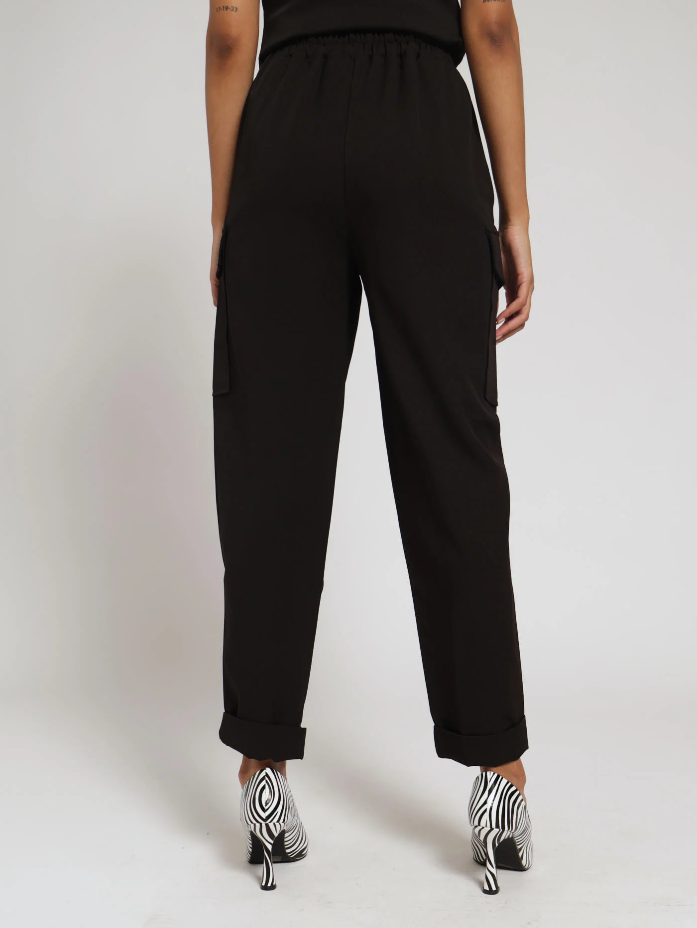 Barbie Cargo Pants - Black - Image 3