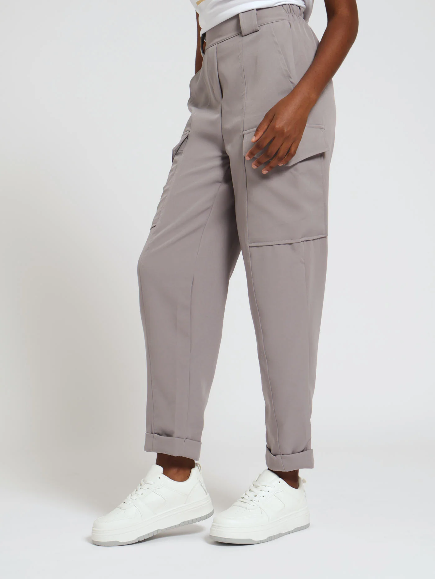 Barbie Cargo Pants - Grey - Image 3