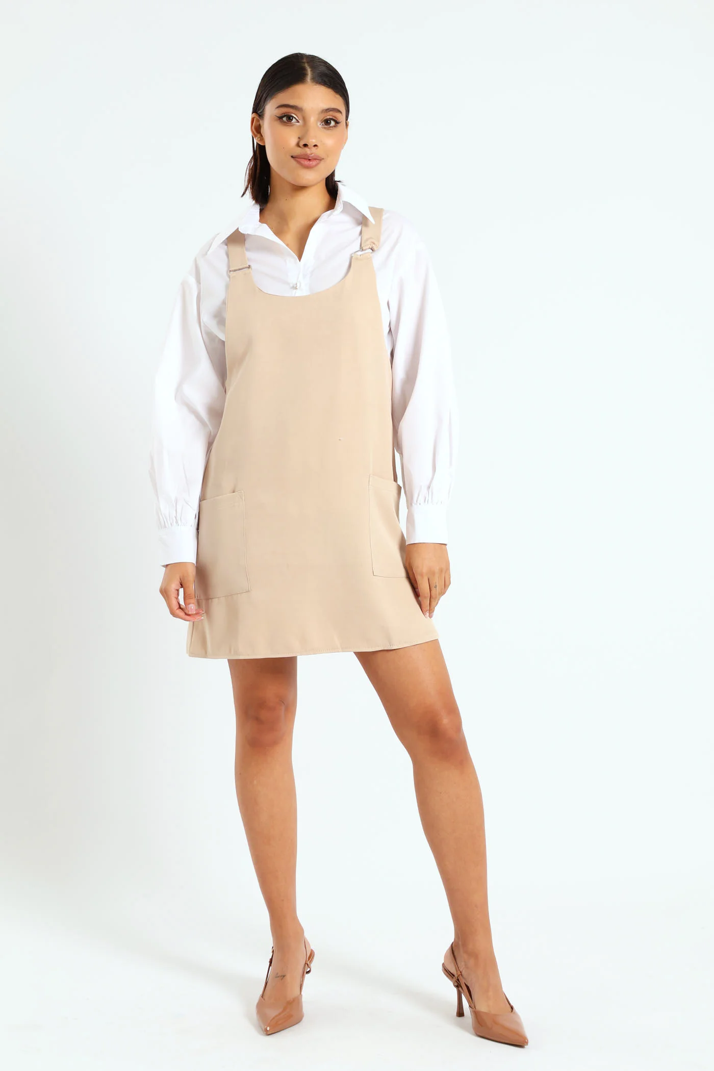 Barbie Mini Pini Dress - Stone