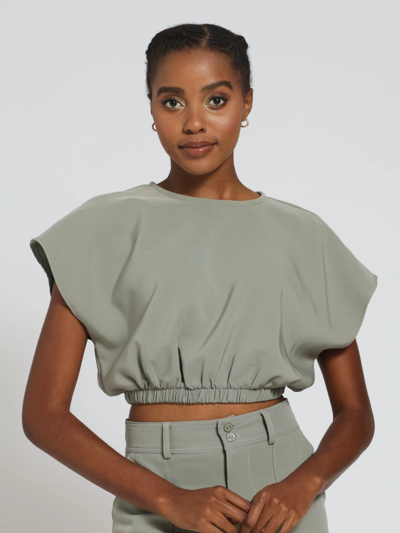 Barbie Elastic Waist Tee - Fatigue