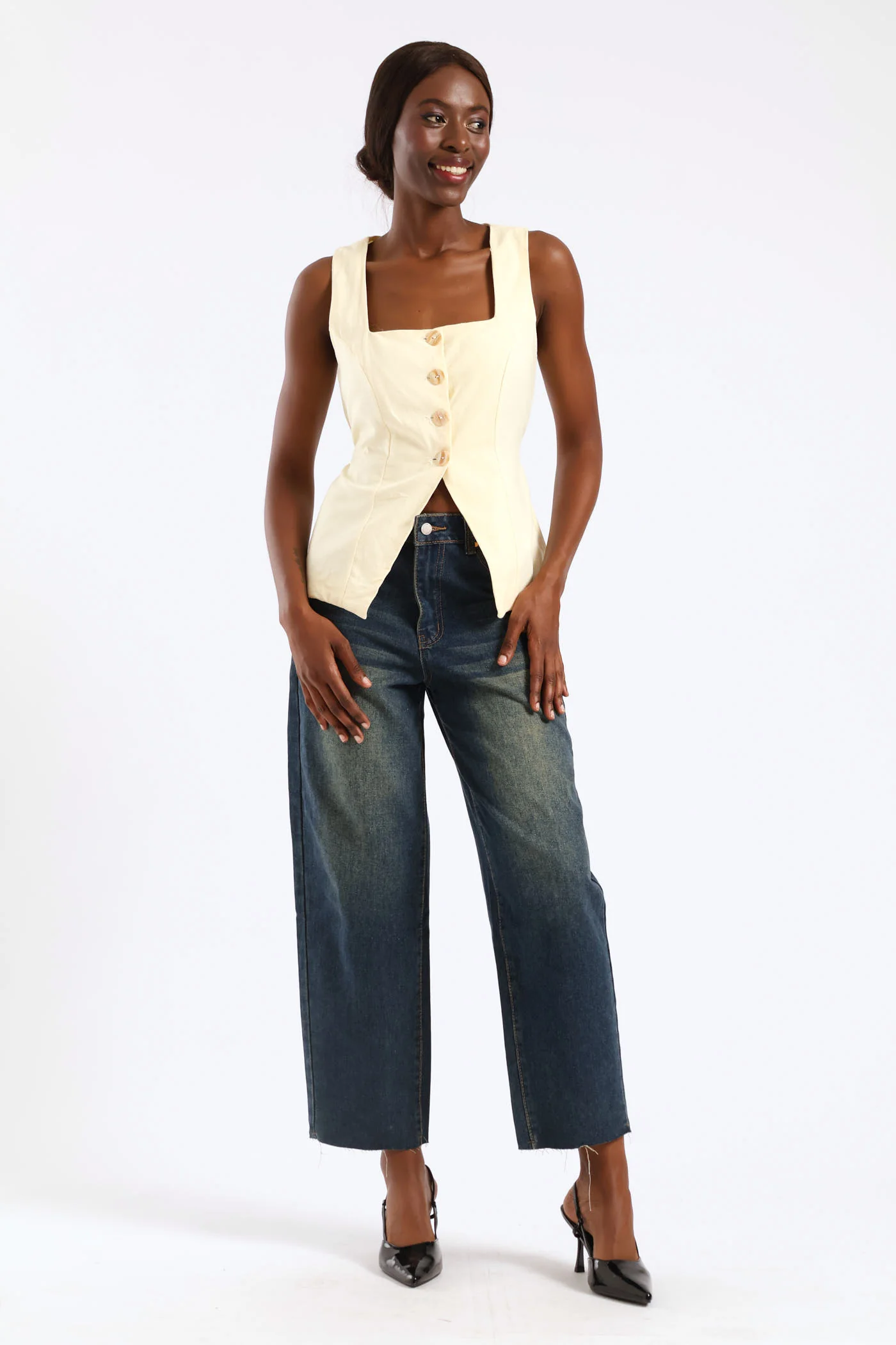 Basic Barrel Jean - Ink - Image 3