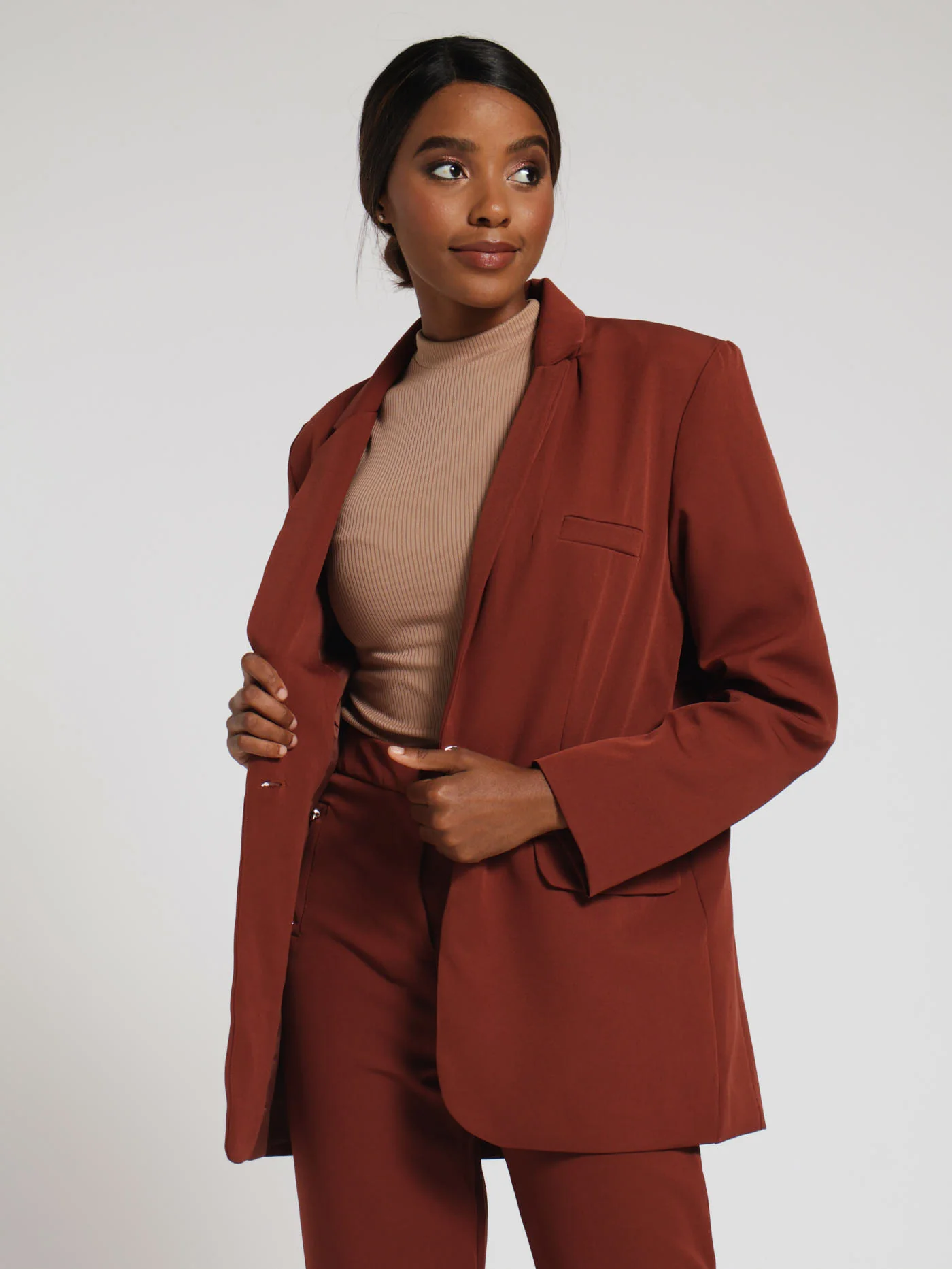 Basic Blazer - Brown