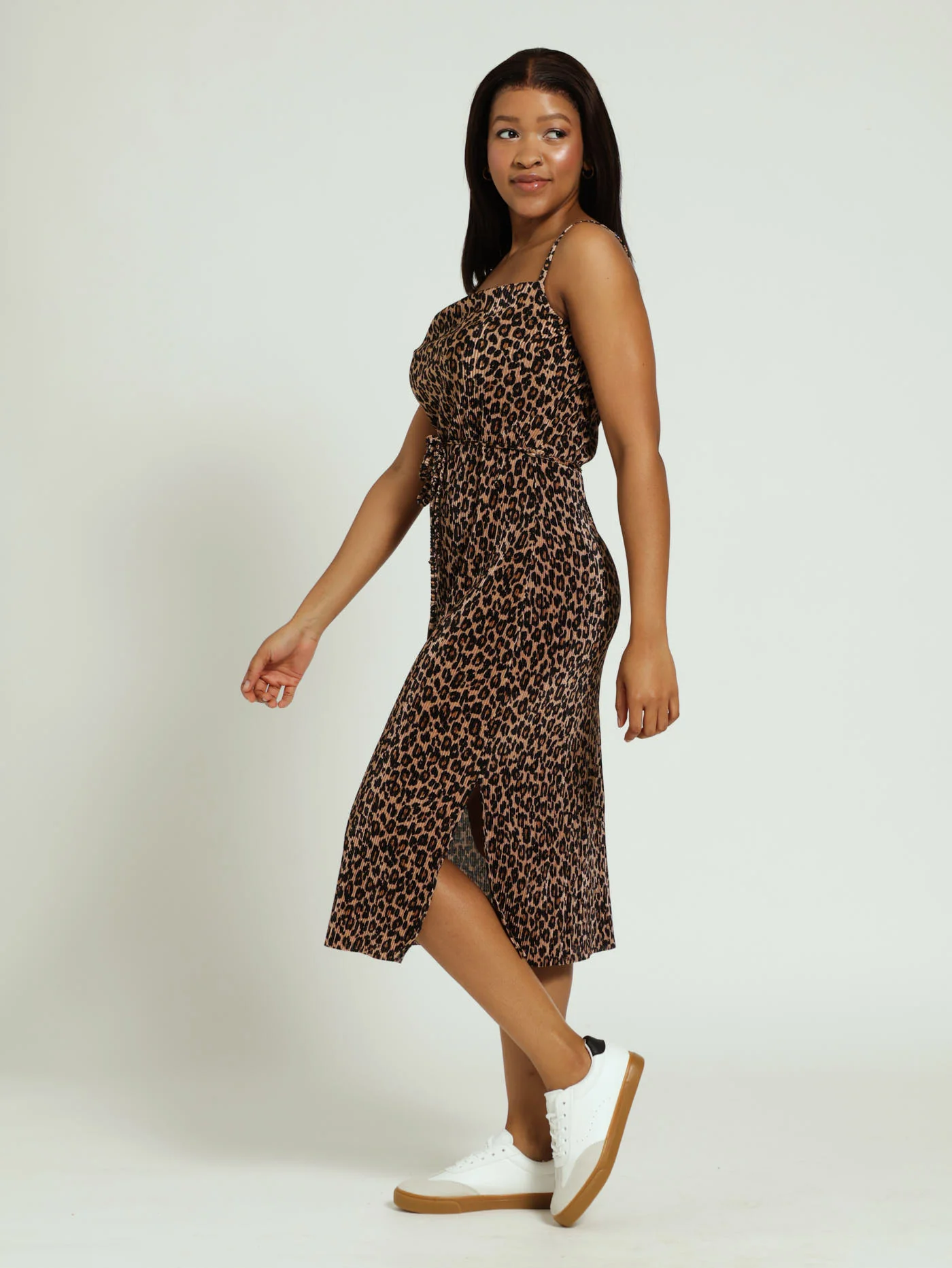 Basic Slip Bodre Dress - Animal - Image 2