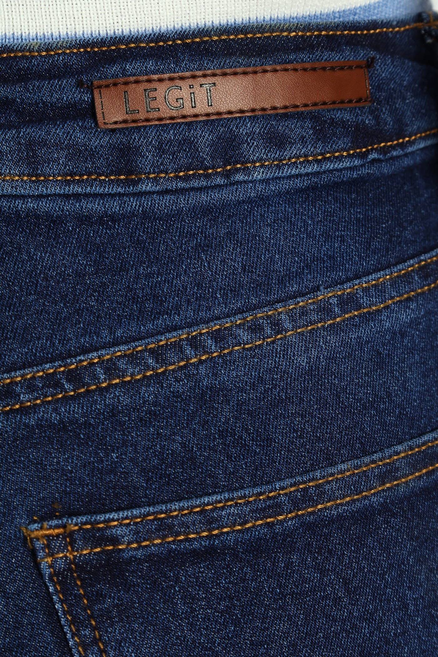 Basic Wide Leg Jean - Dark Wash - Image 7