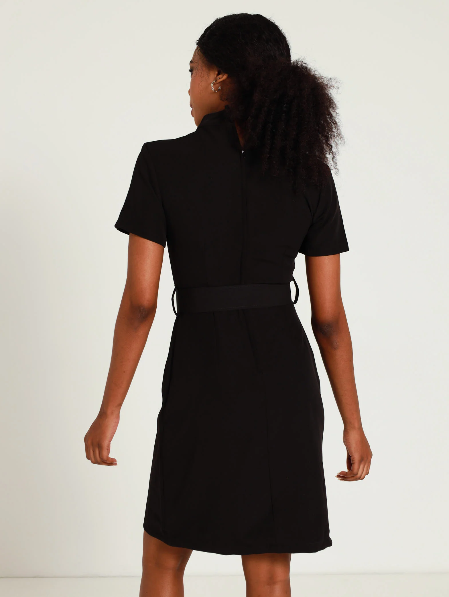 Belted A Line Dress - Image 4