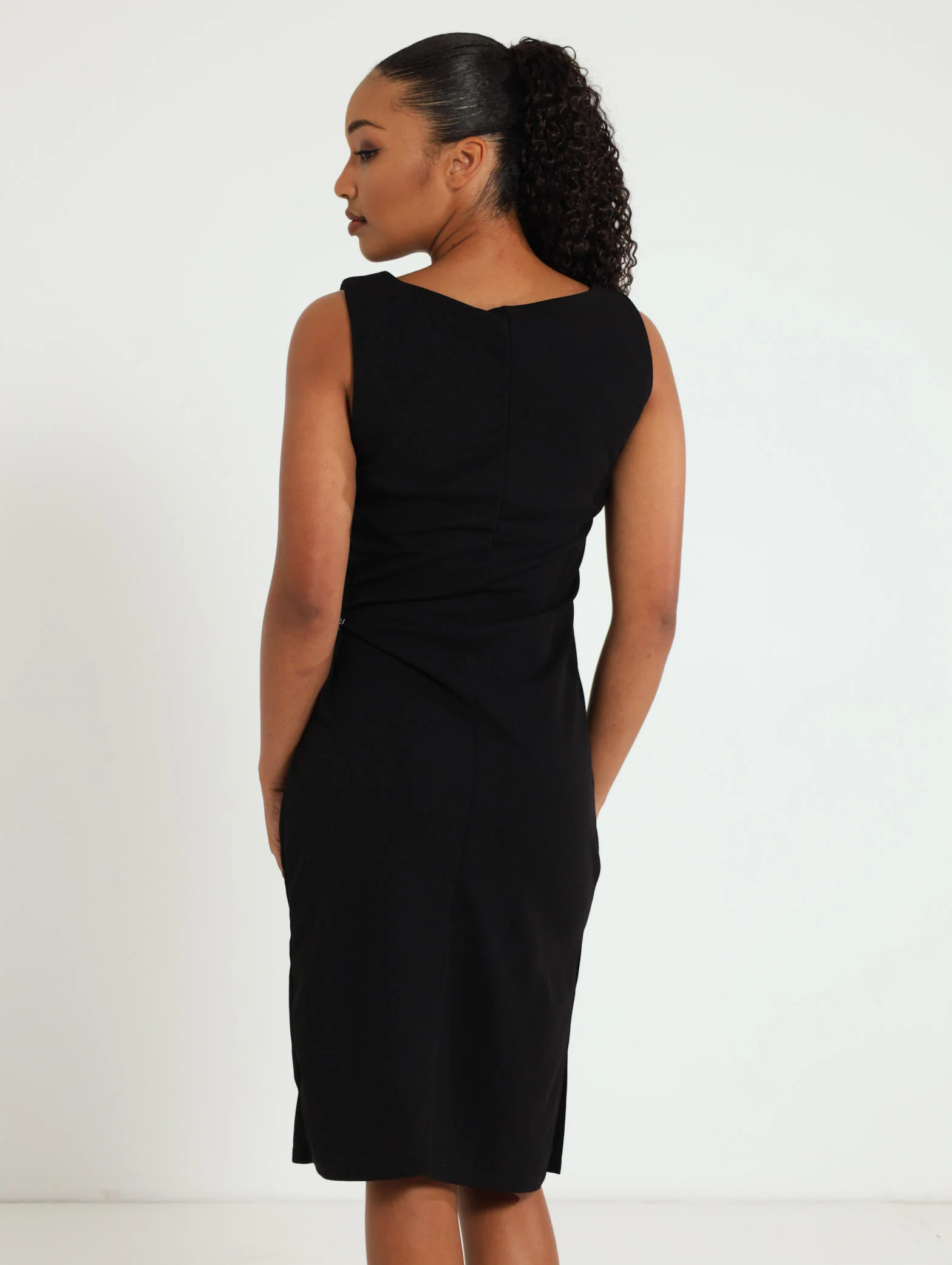 Belted Bodycon Dress - Image 3