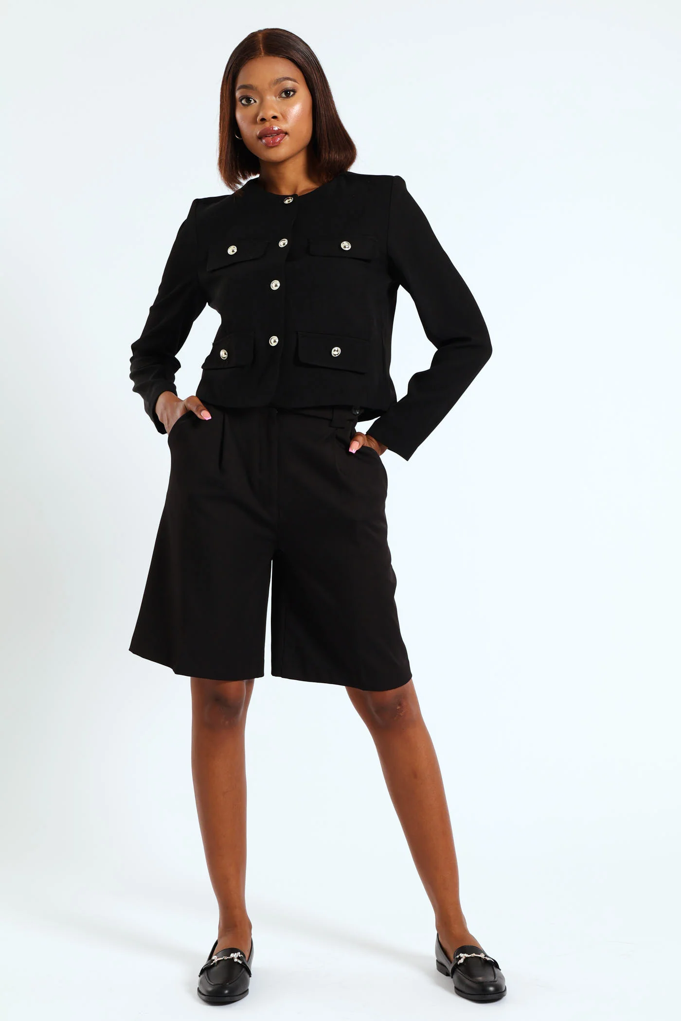 Bermuda Shorts - Black - Image 2