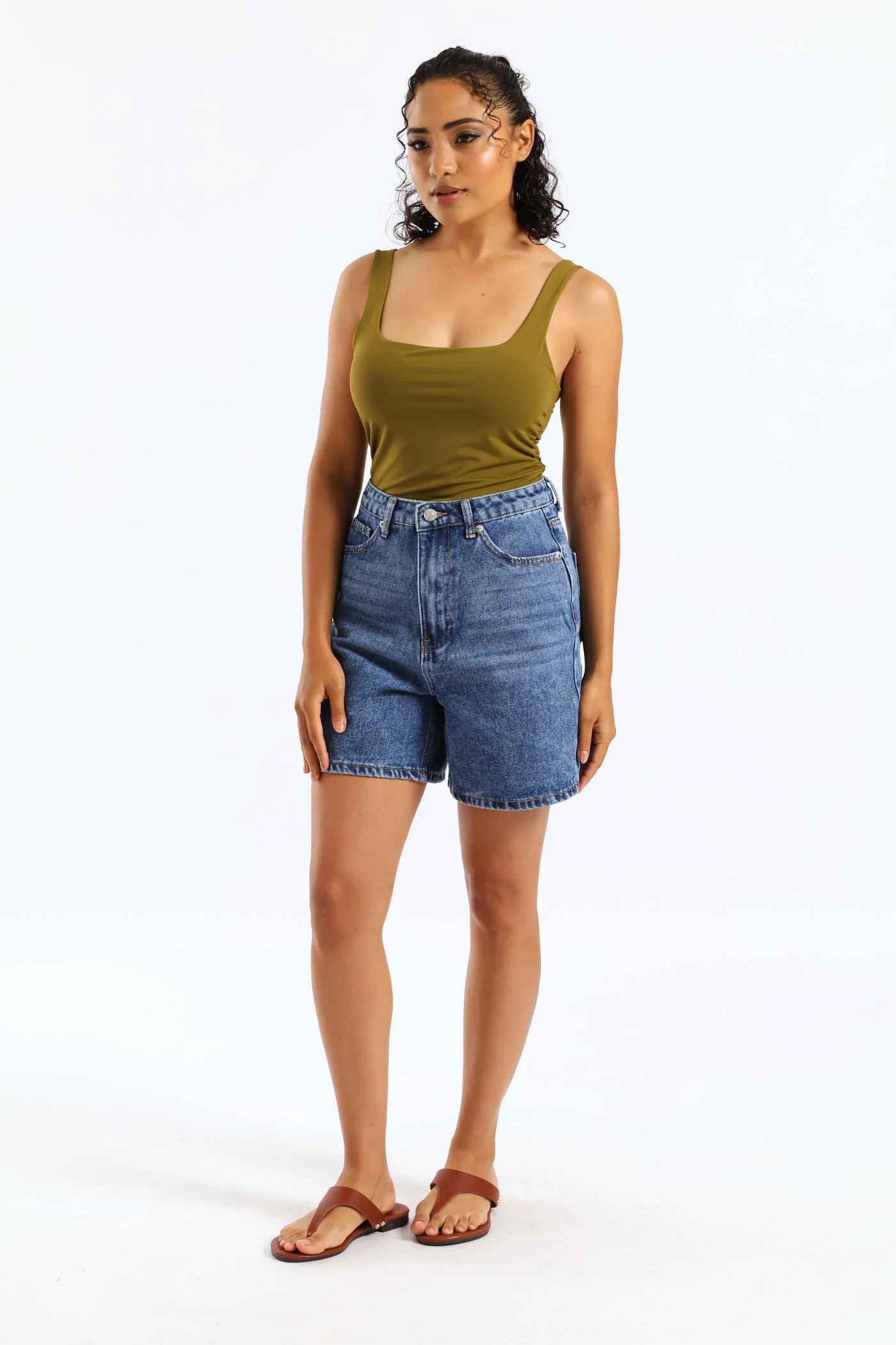 Bermuda Shorts - Medium Wash - Image 2