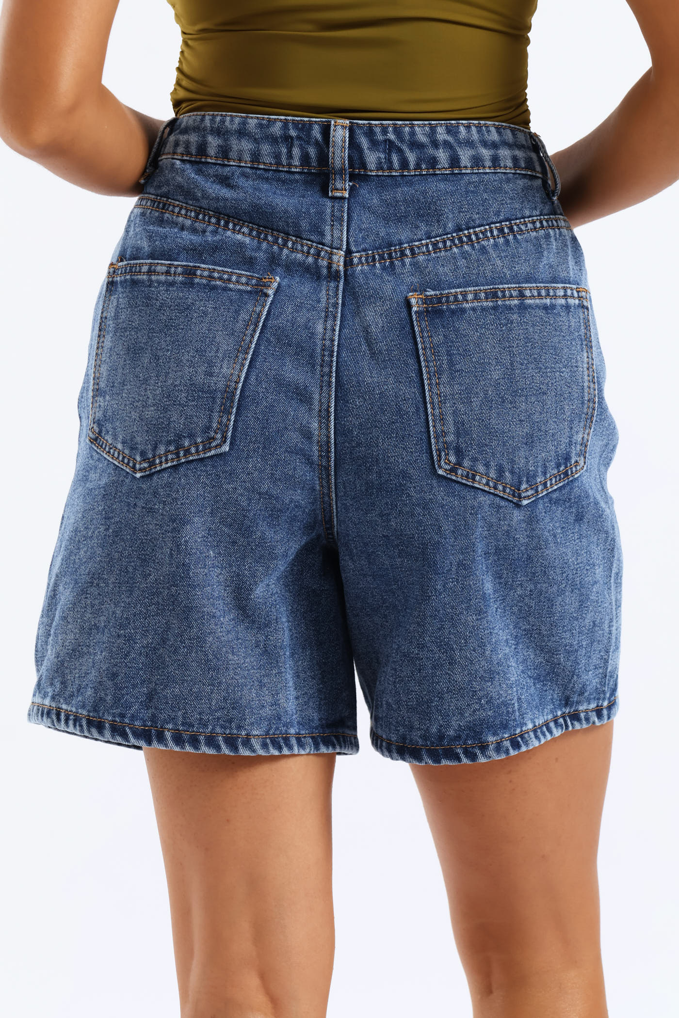 Bermuda Shorts - Medium Wash - Image 5