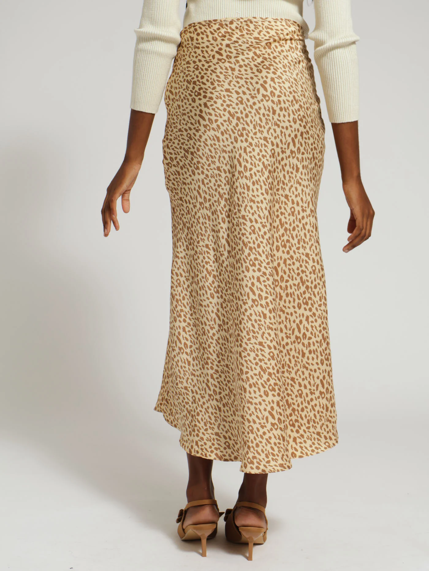 Bias Slip Skirt - Animal - Image 3