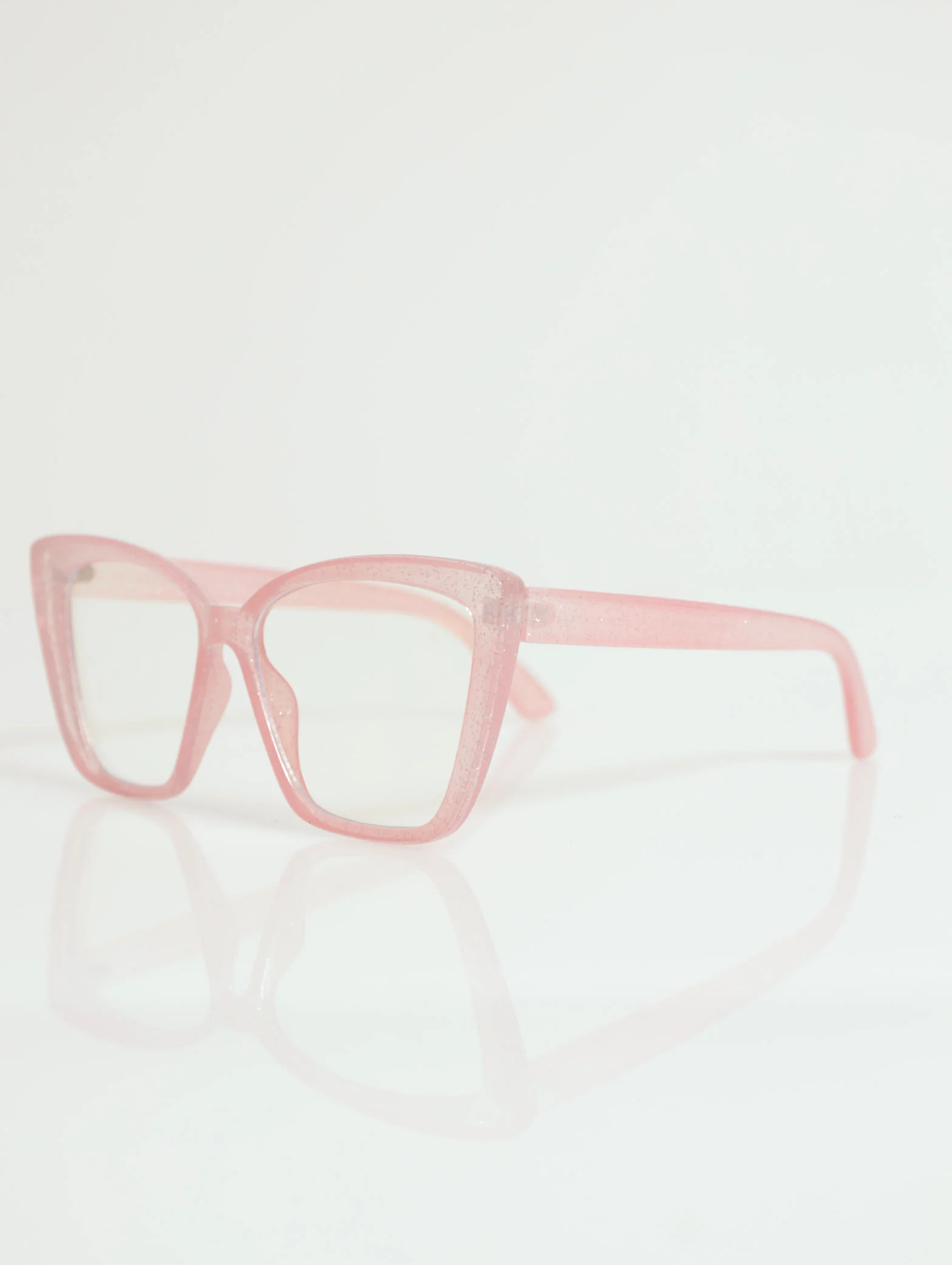 Blue Lense Glitter Glasses - Image 2
