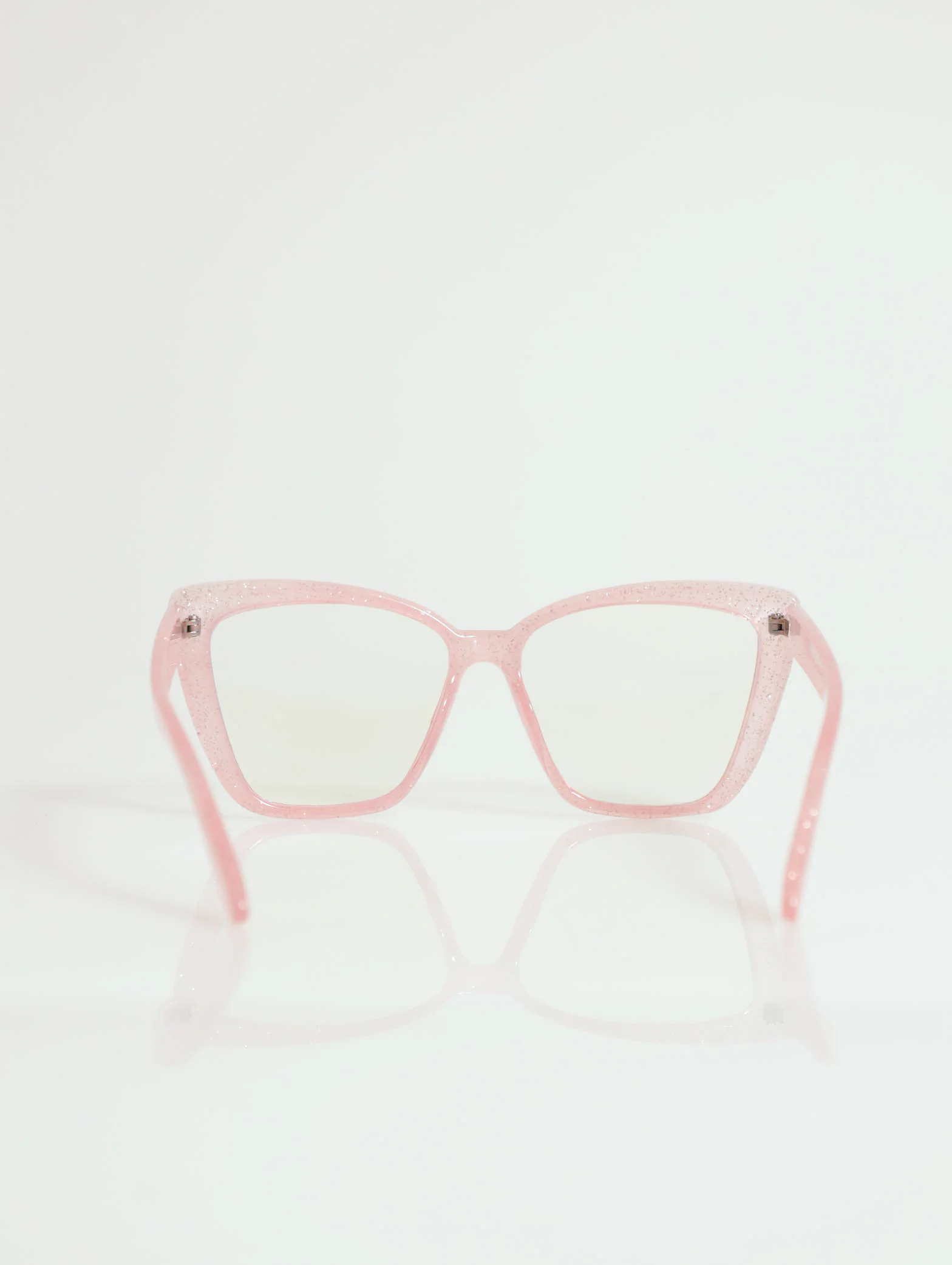 Blue Lense Glitter Glasses - Image 3