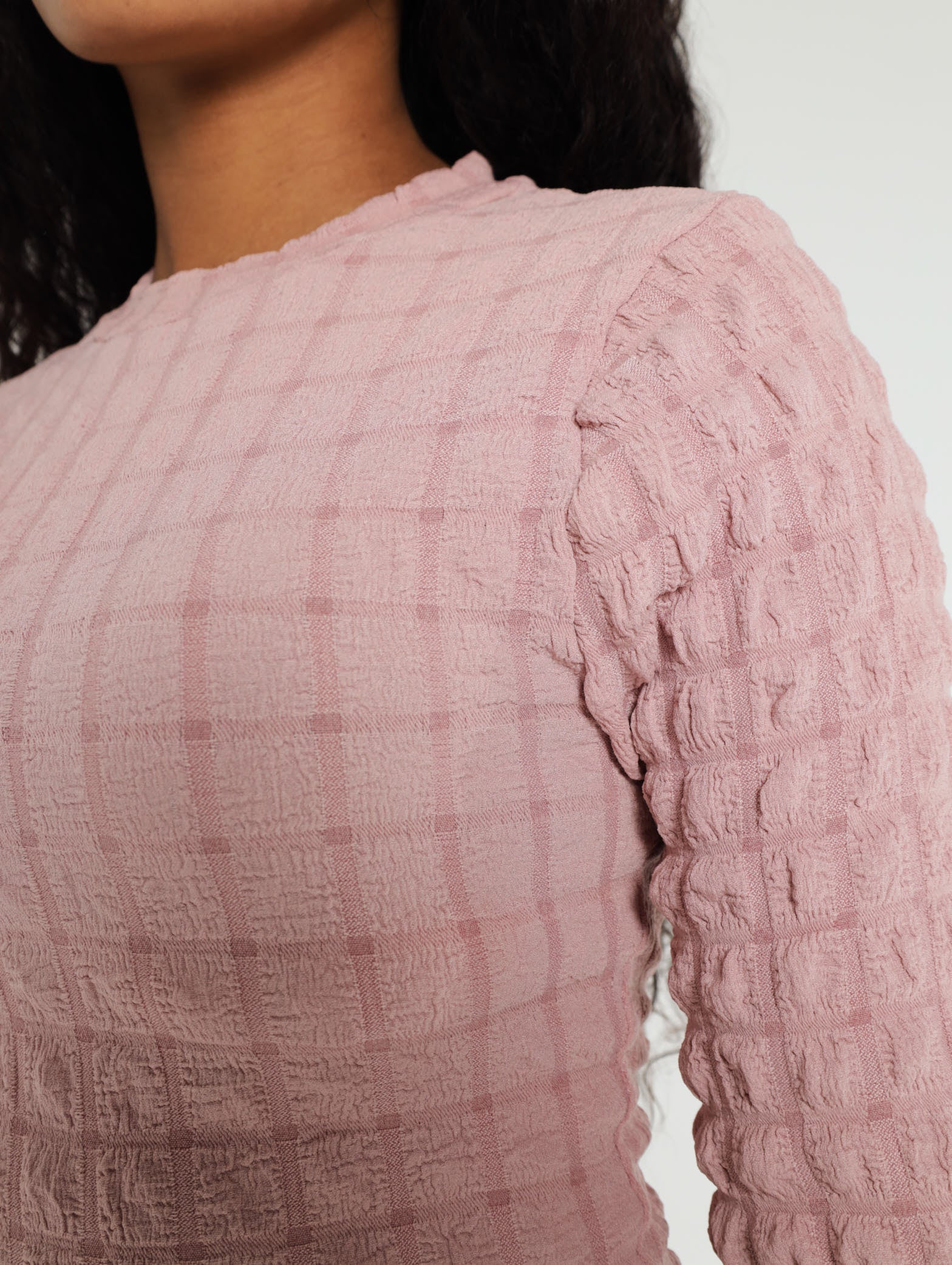 Bobble Texture Turtle Neck Dress - Image 5