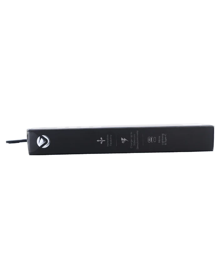 Flexi Series 3-in-1 Charging Cable Pink - Image 5