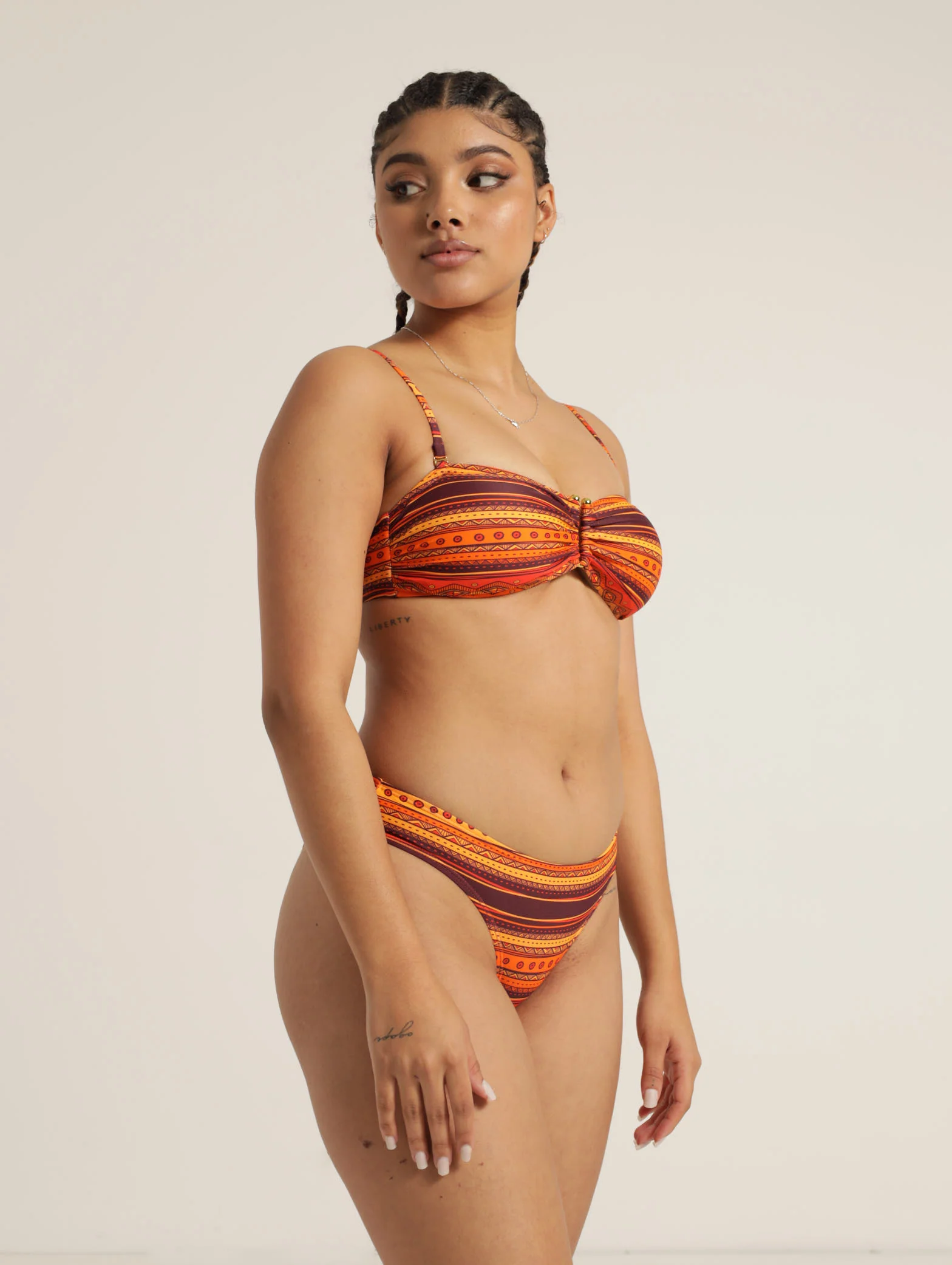 Boho Printed Bikini Bottom