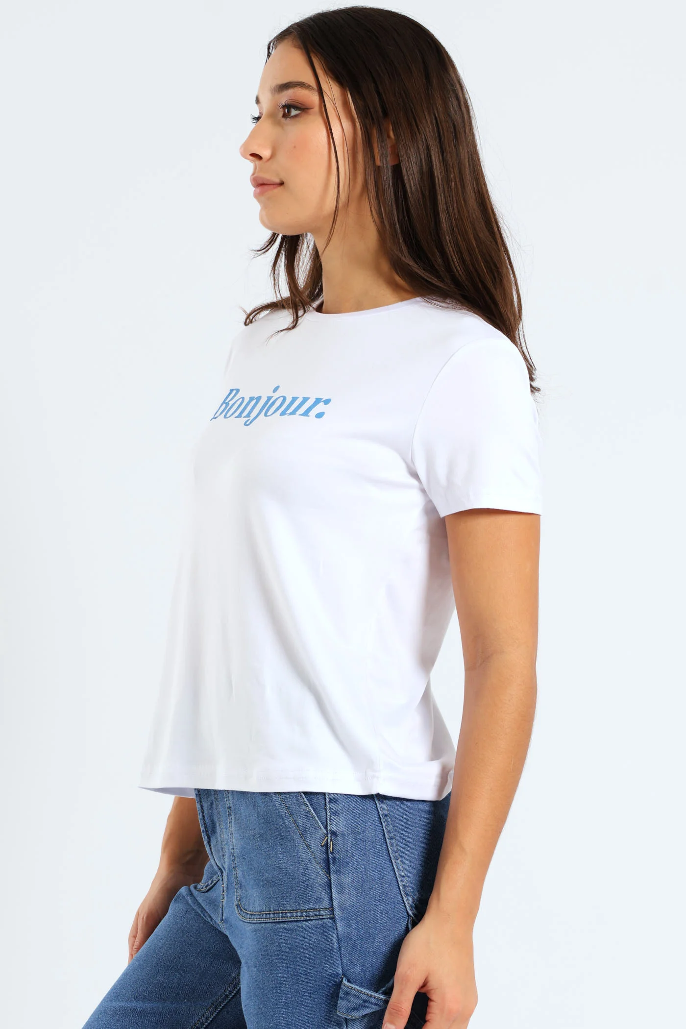 Bonjour Screen Tee - White - Image 3