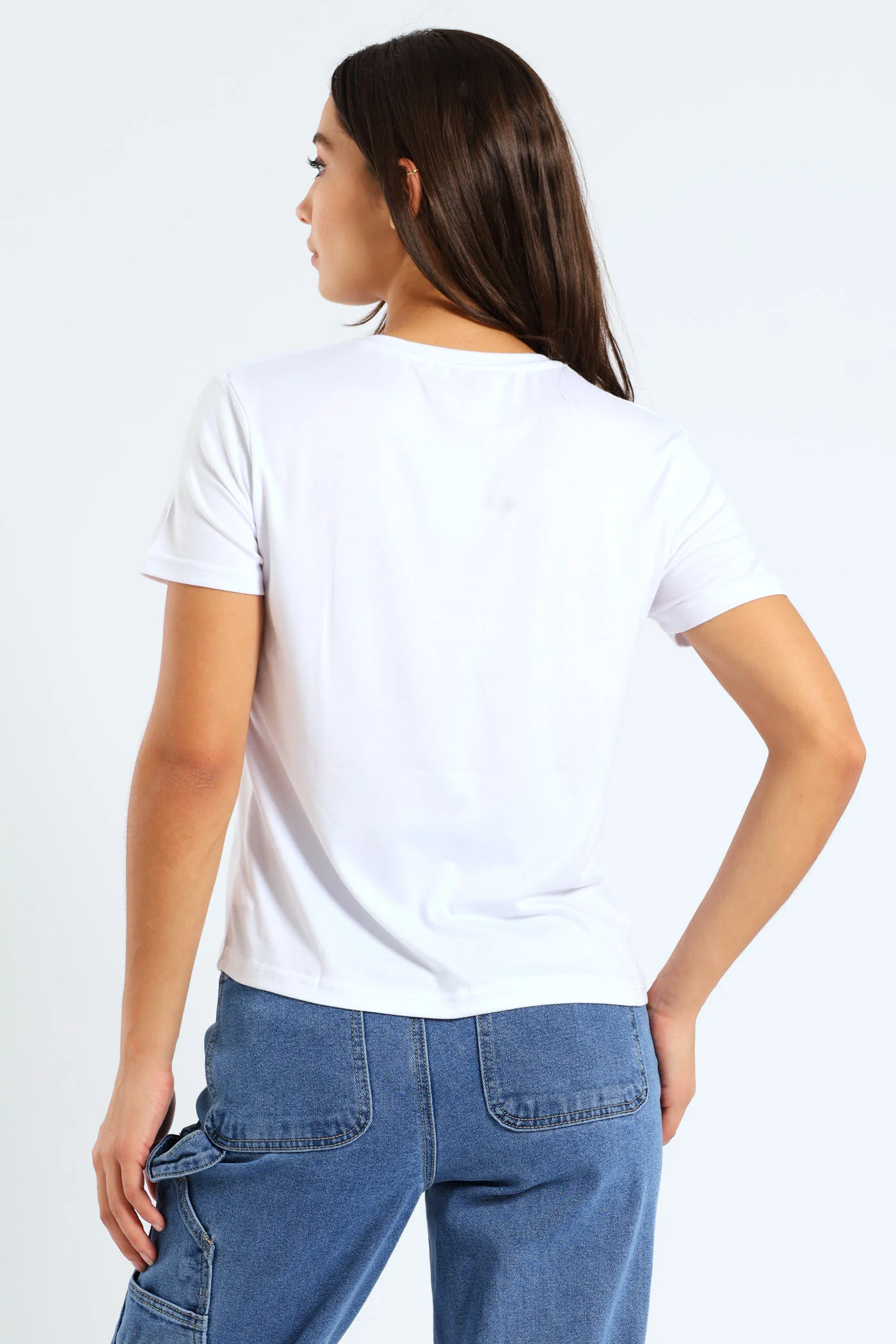 Bonjour Screen Tee - White - Image 5