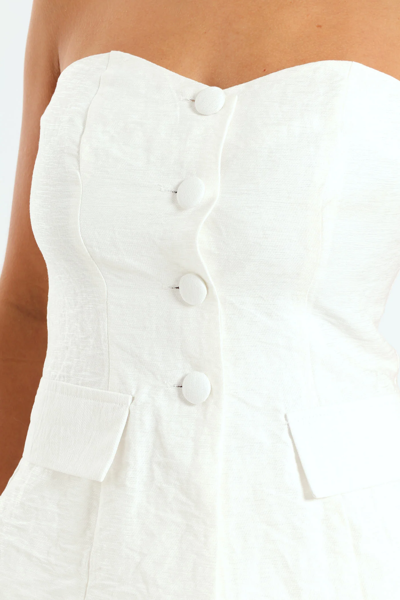 Boobtube Blazer - White - Image 3