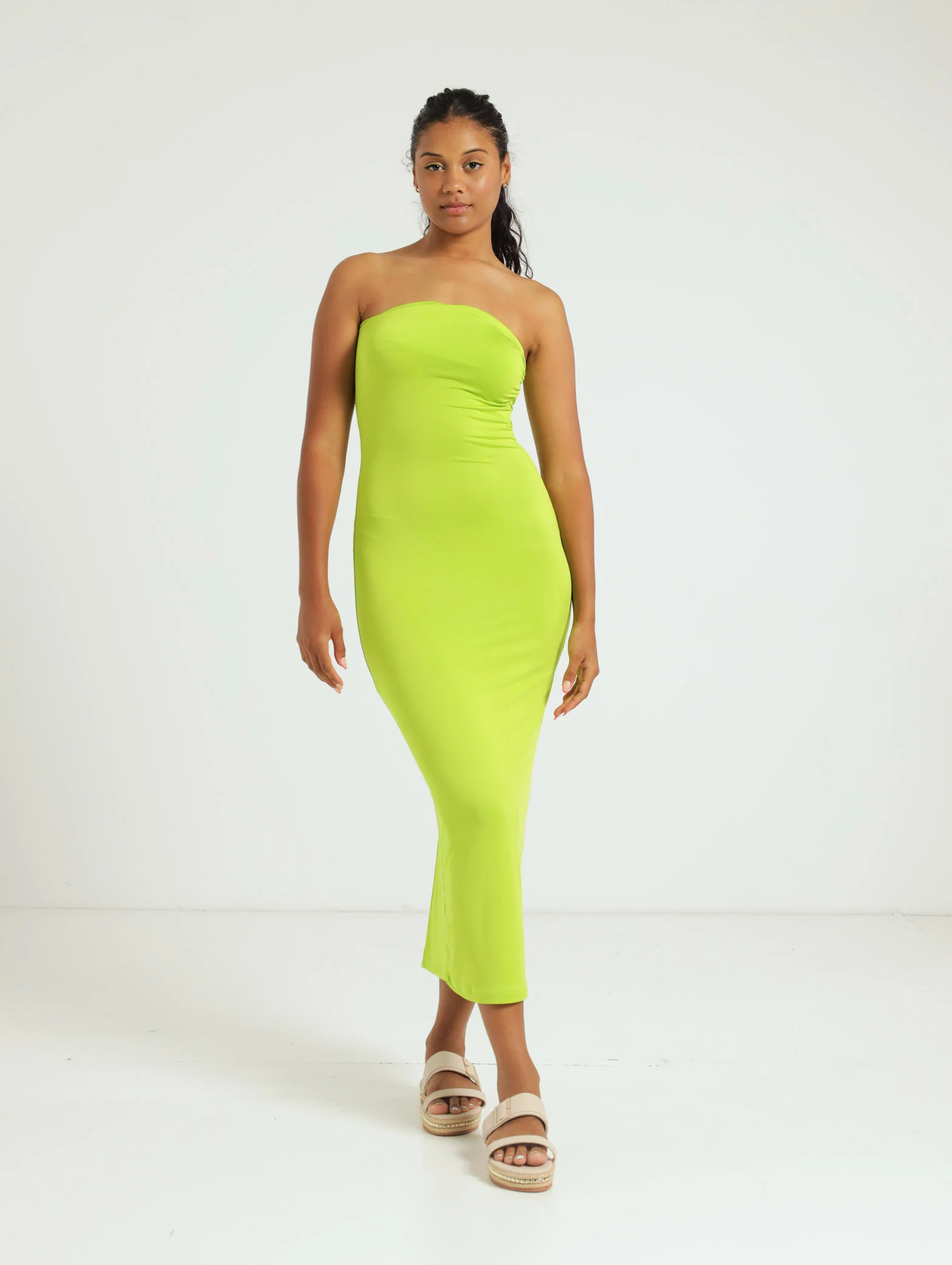 Boobtube Gauged Midi Dress