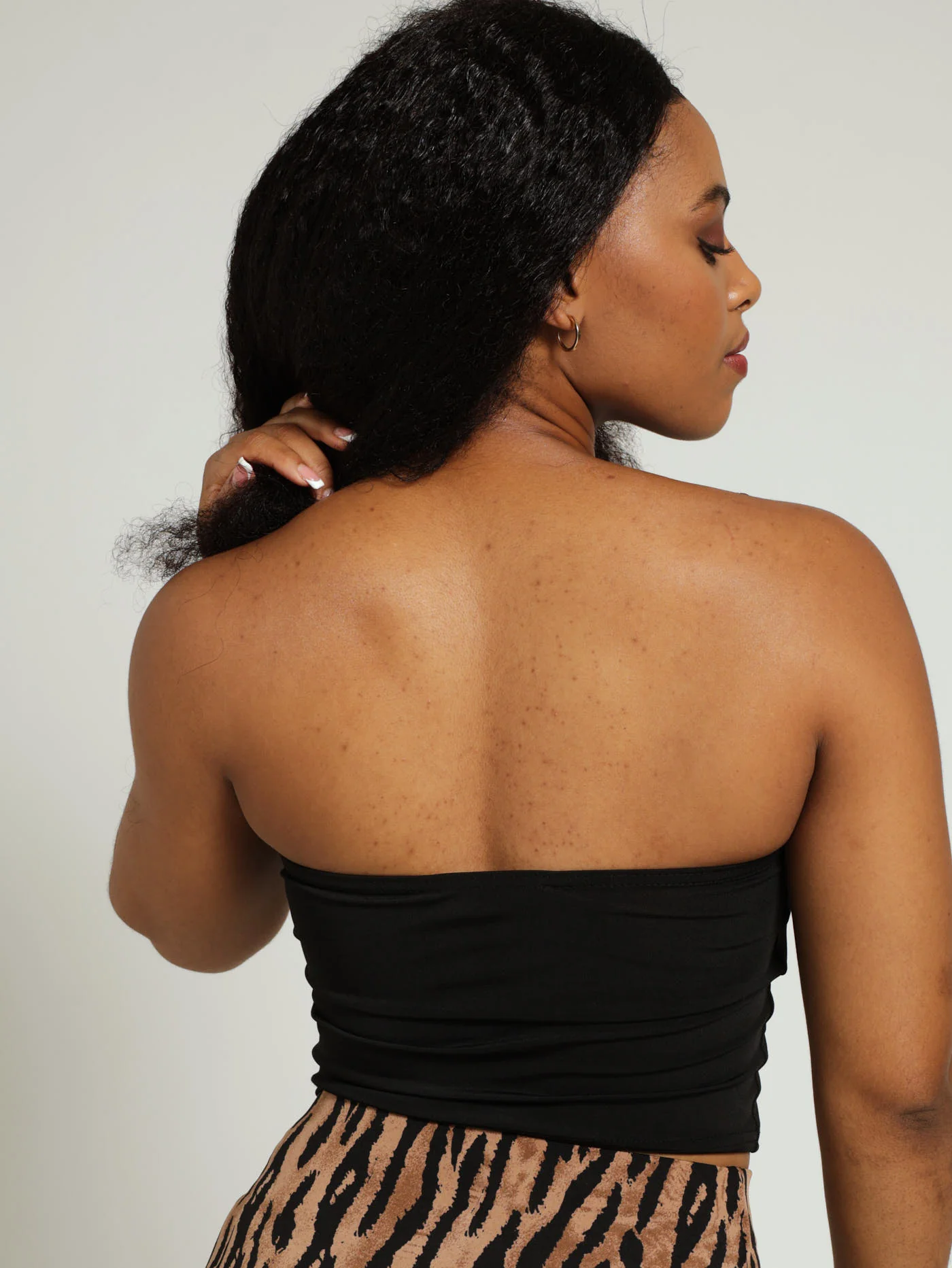 Boobtube Slinky Top - Black - Image 3