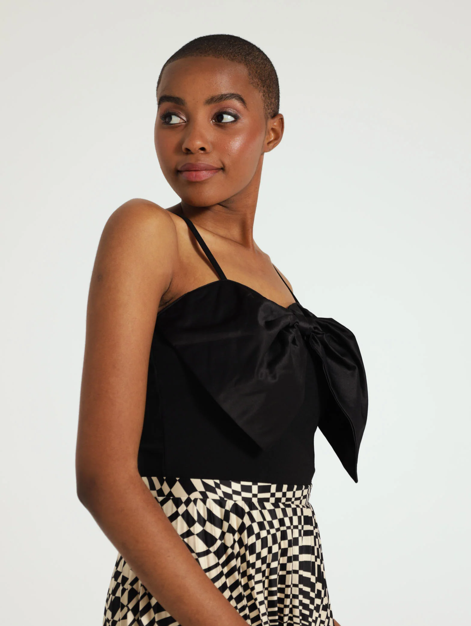 Bow Accent Fitted Top - Image 2