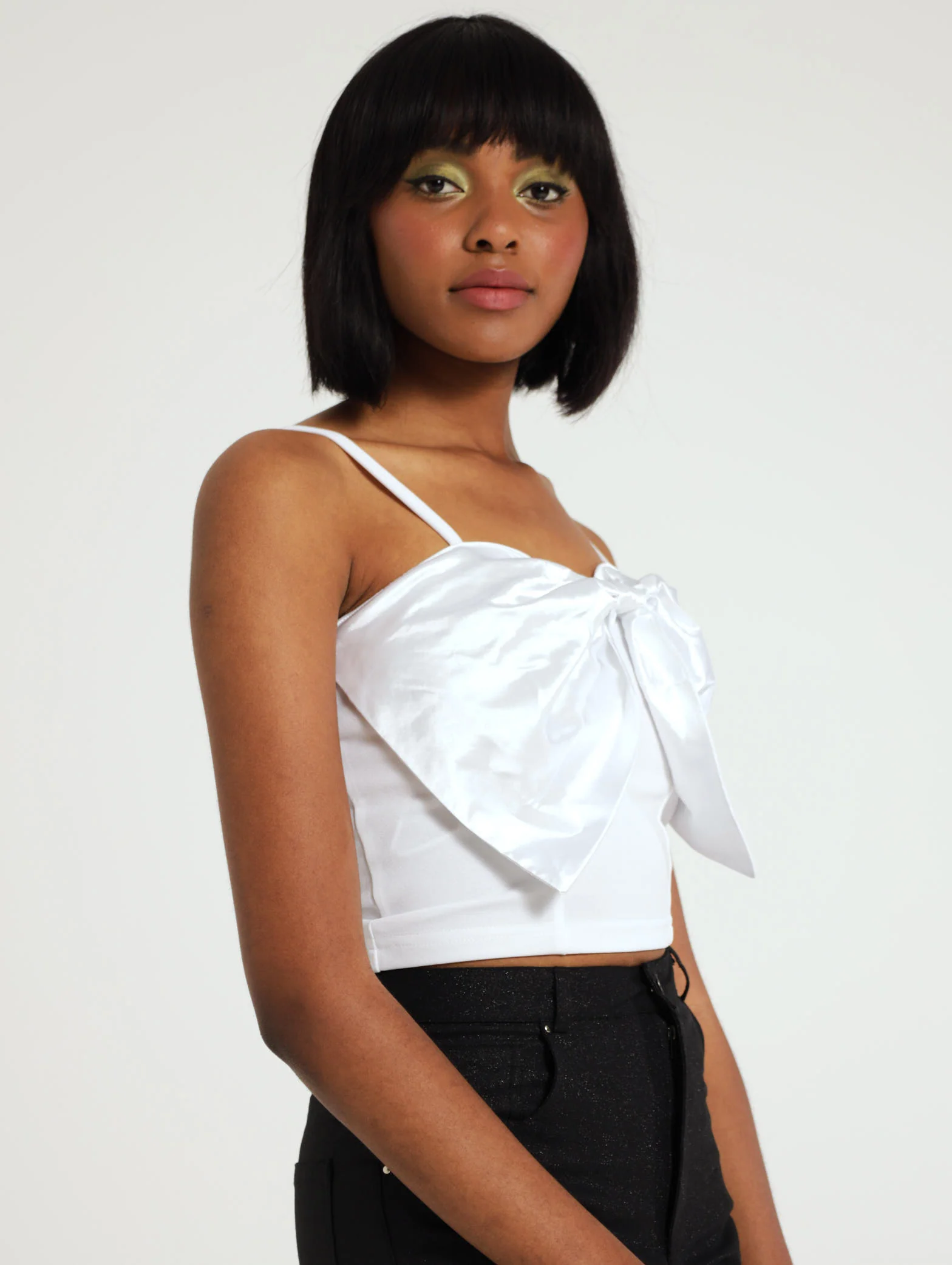 Bow Accent Fitted Top - Image 2