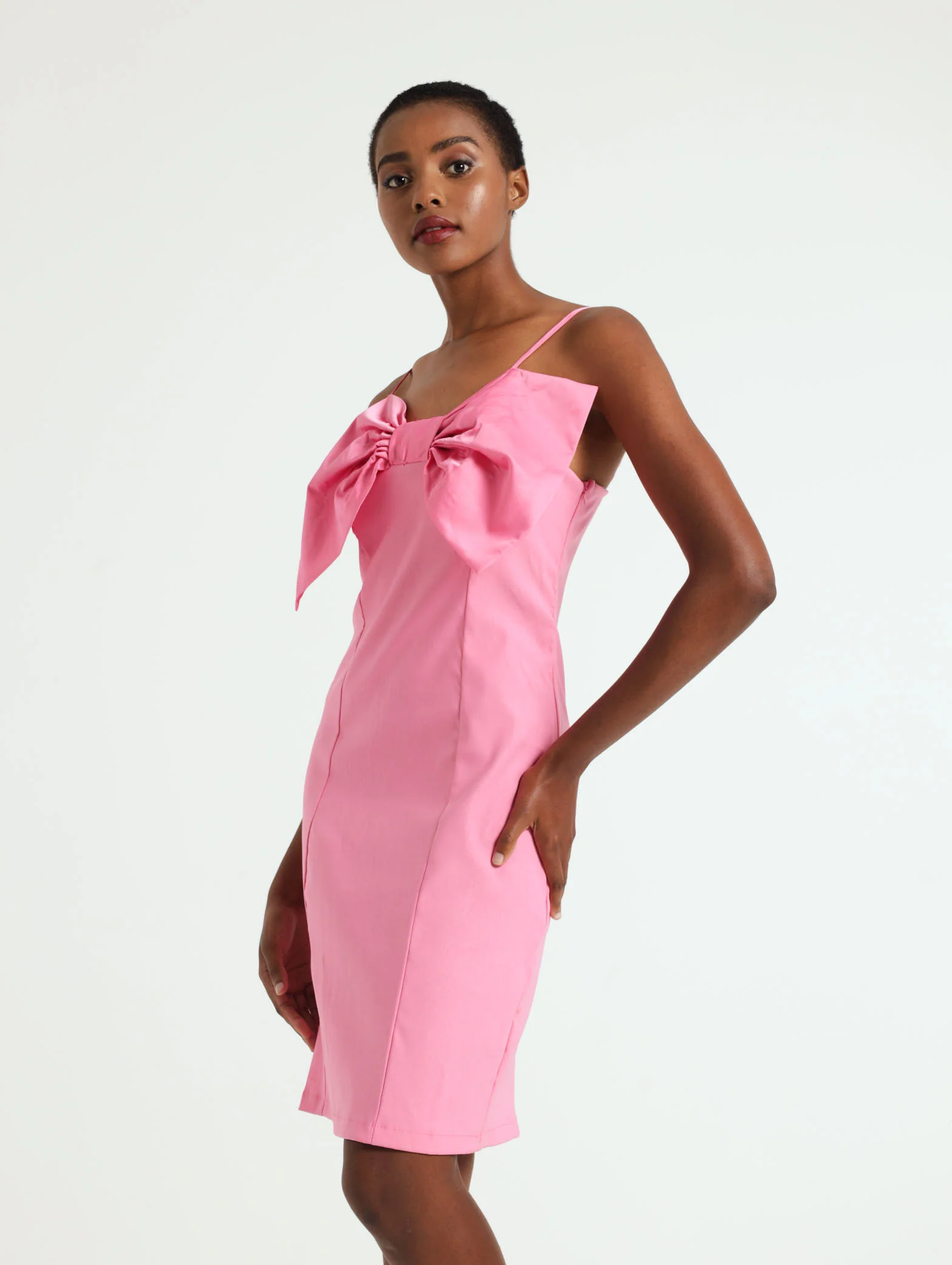 Bow Bodice Bodycon Dress - Image 3