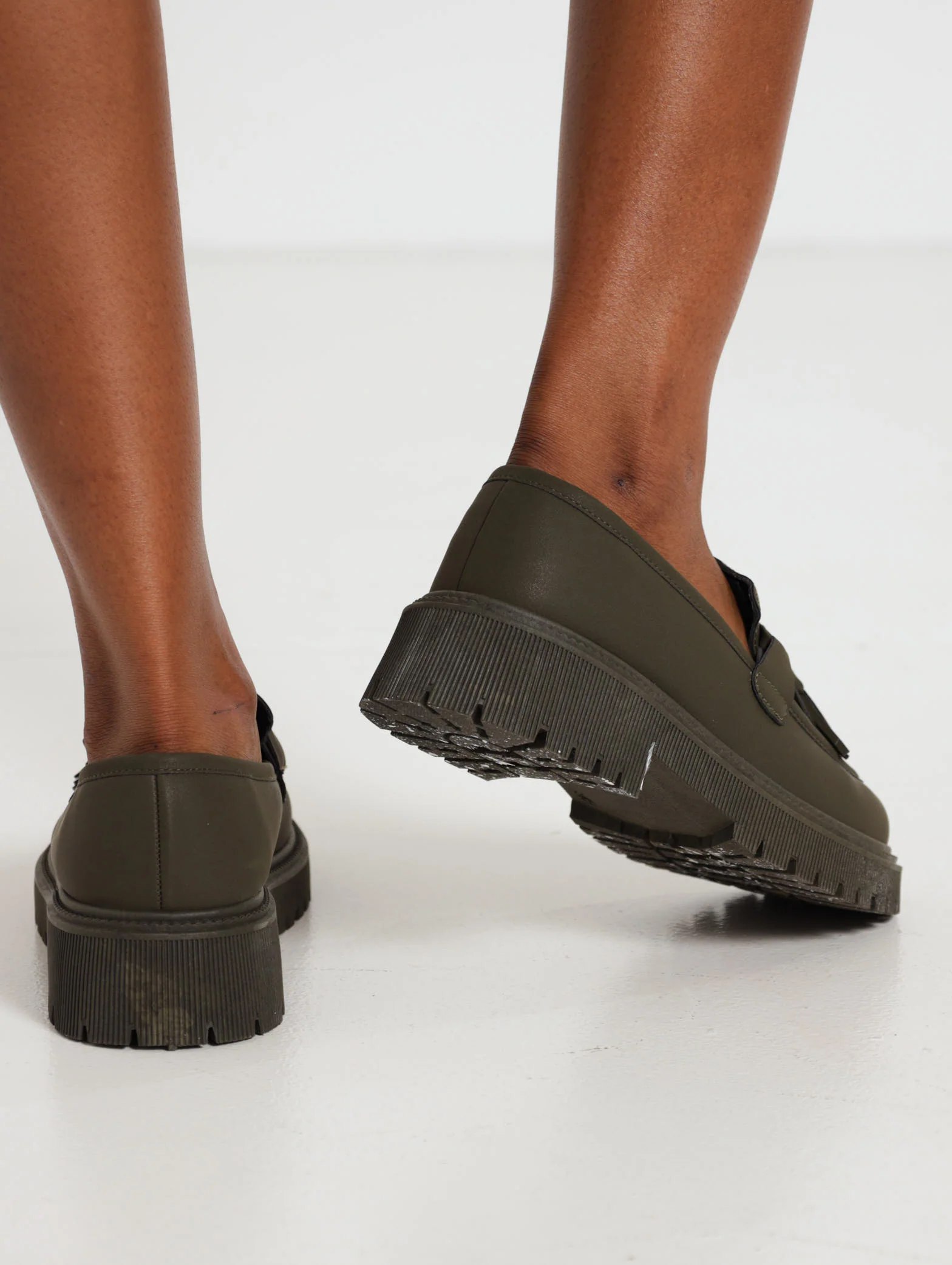 Bow Tassle Chunky Cleated Loafer - Image 3