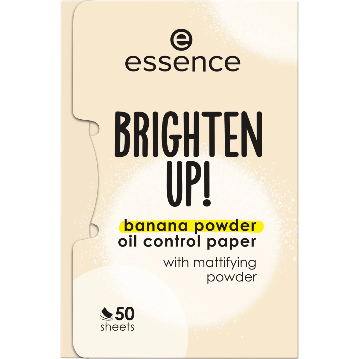 BRIGHTEN UP! banana powder oil control paper
