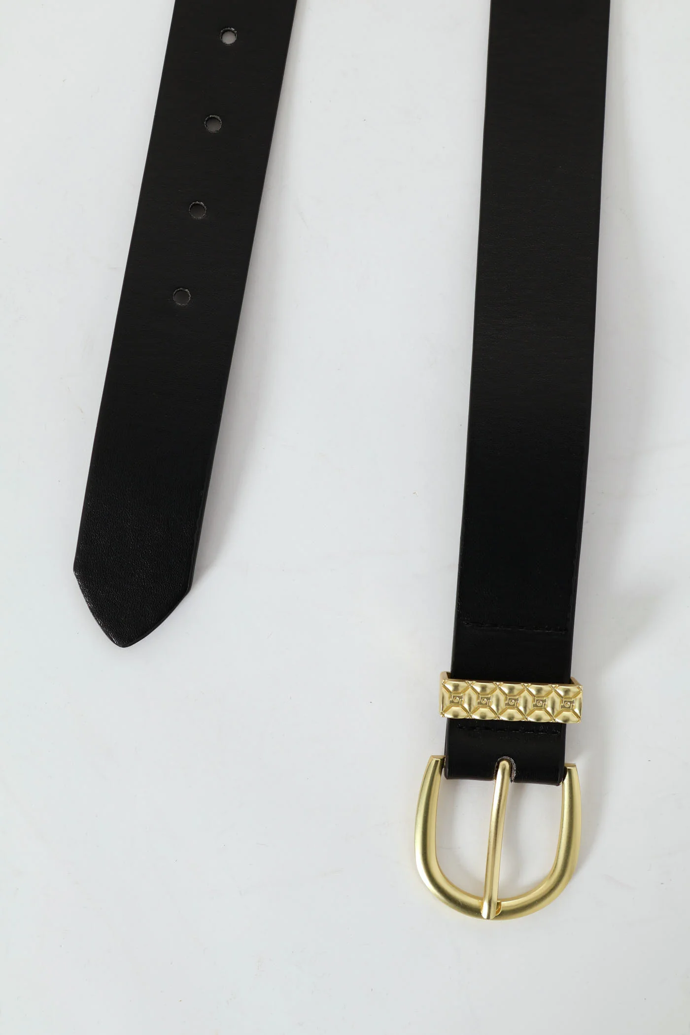 Buckle & Monogram Loop Core Belt - Bronze - Image 3