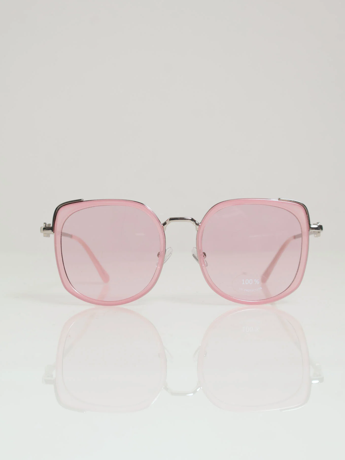 Butterfly Arm Trim Sunglasses - Pink
