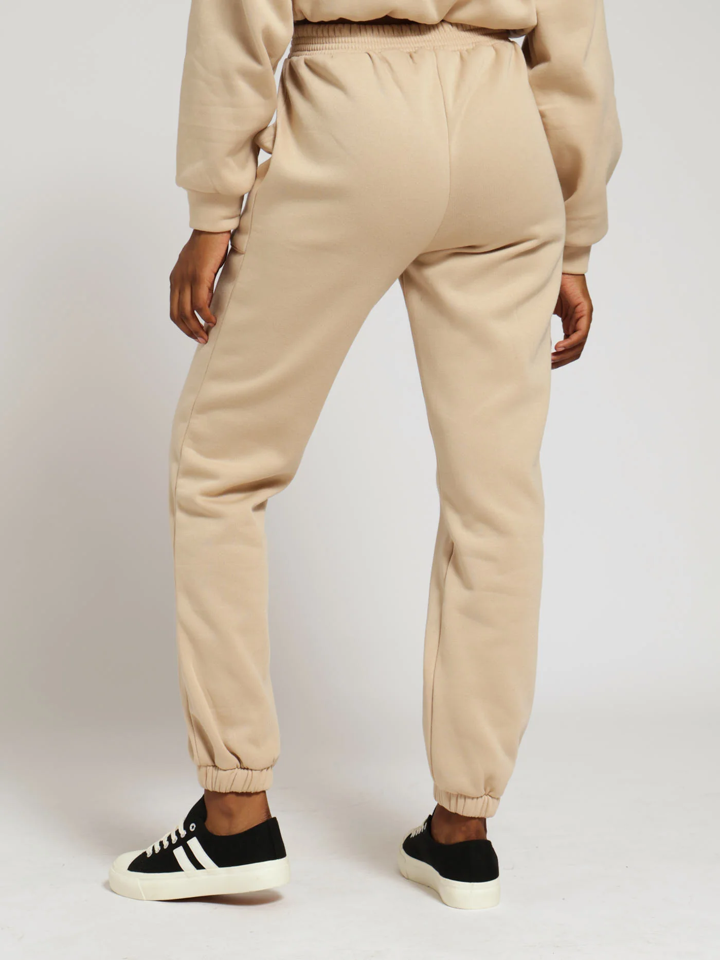 Button Detail Cargo Jogger - Caramel - Image 3