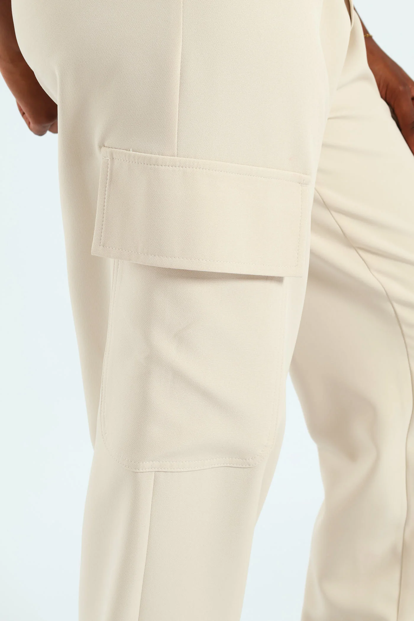 Cargo Barbi Pants - Cream - Image 6