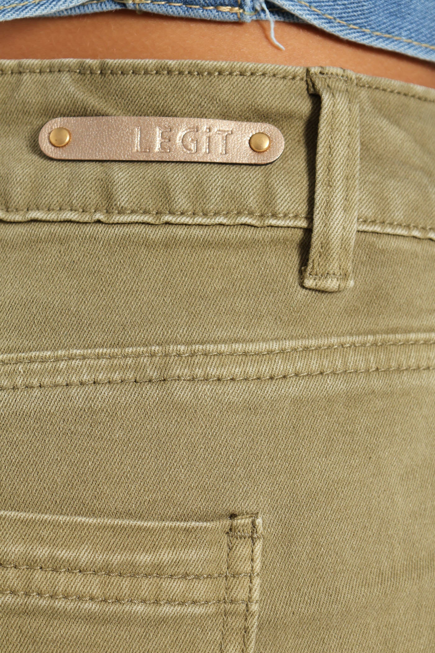 Cargo Pocket Skinny Jean - Fatigue - Image 4