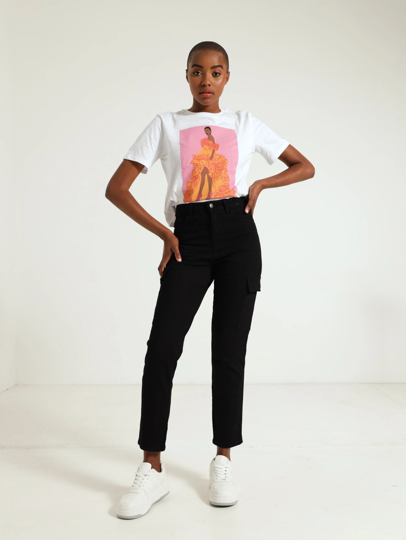 Cargo Straight Twill Slimleg Jean - Image 4