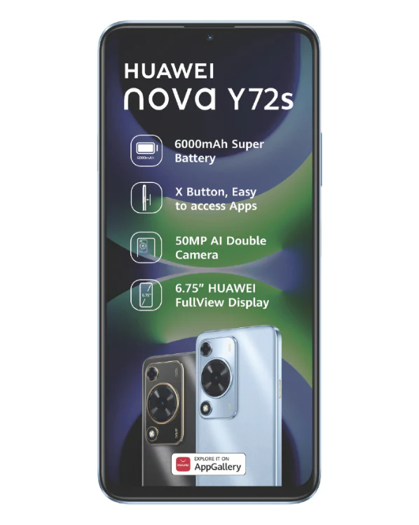 Nova Y72S 8GB + 128GB Black Cellphone Cell C